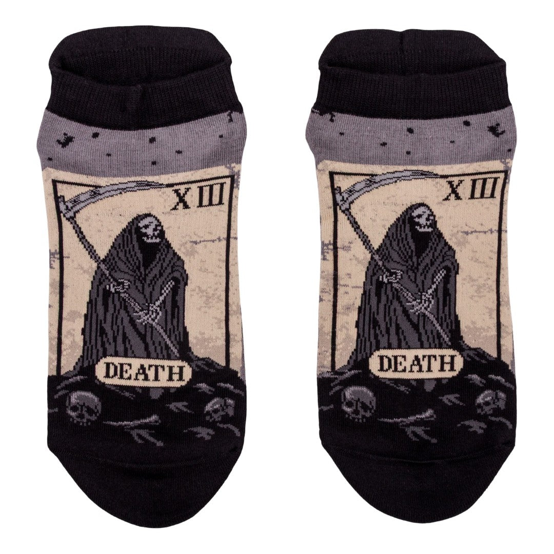 Death Tarot Card Ankle and Crew Sock Pack | 2 Designs