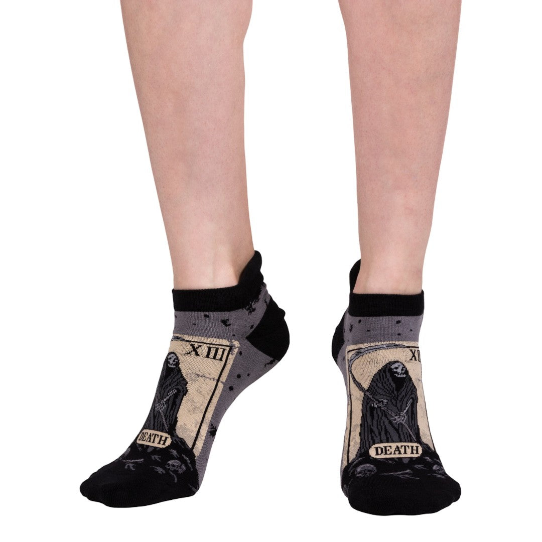 Death Tarot Card Ankle and Crew Sock Pack | 2 Designs