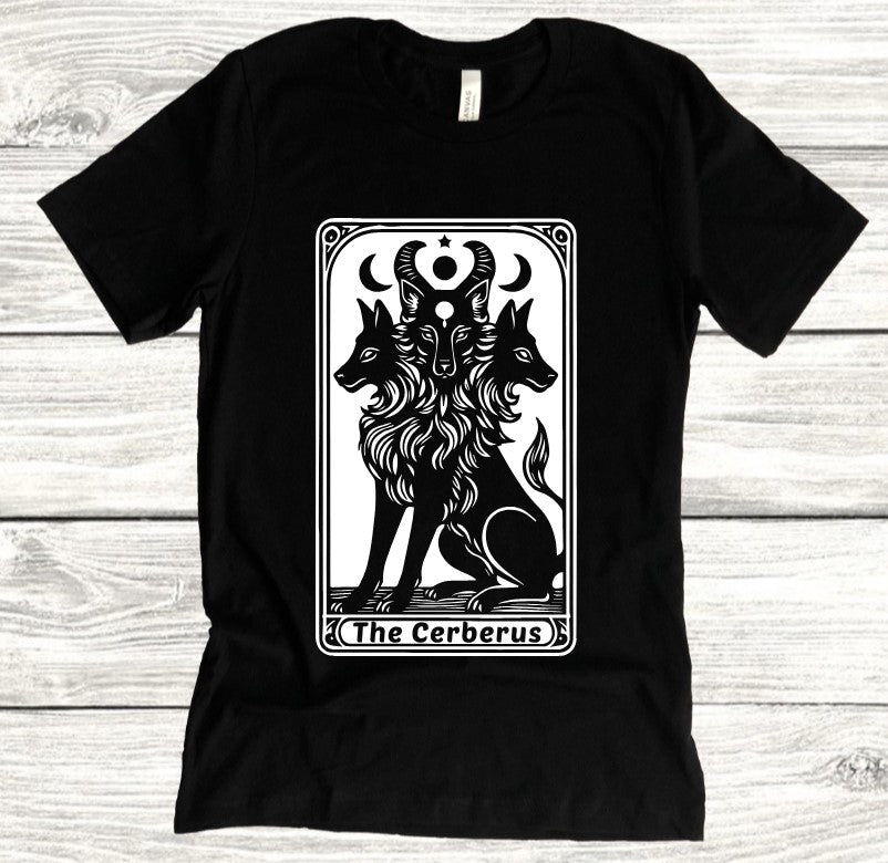 The Cerberus Tarot - Available in T-Shirt, Pullover, Hoodie, Tank or Long Sleeve