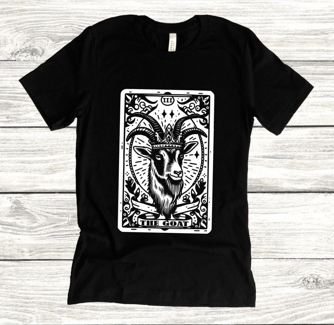 The Goat Tarot - Available in T-Shirt, Pullover, Hoodie, Tank or Long Sleeve