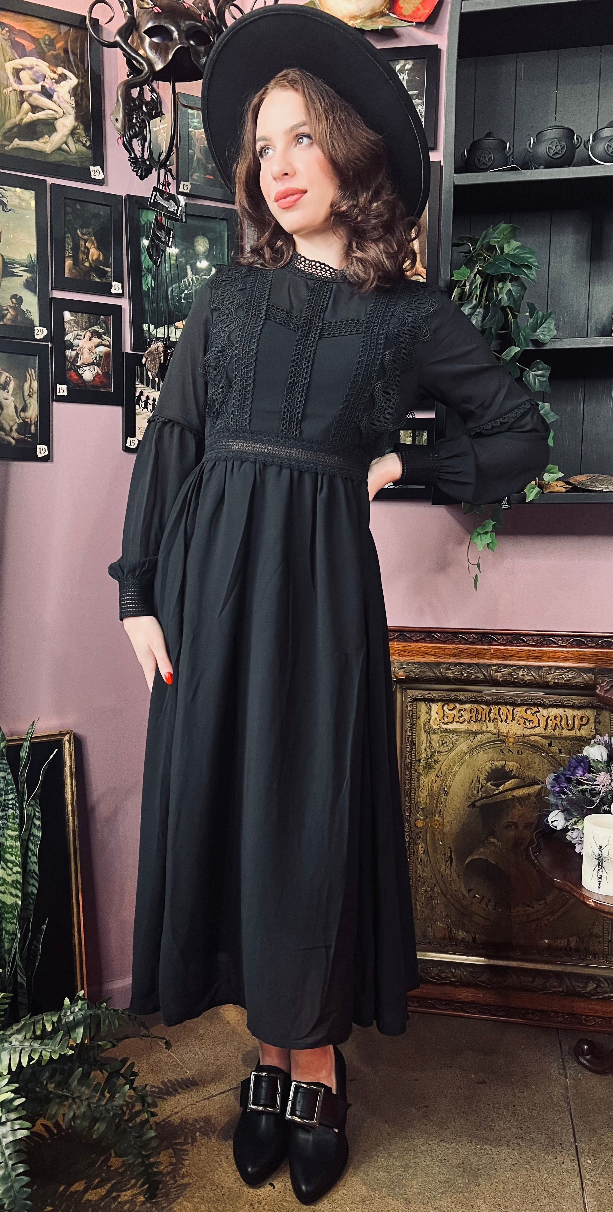 Agatha - Lightweight boho witchy dress - READY TO SHIP!
