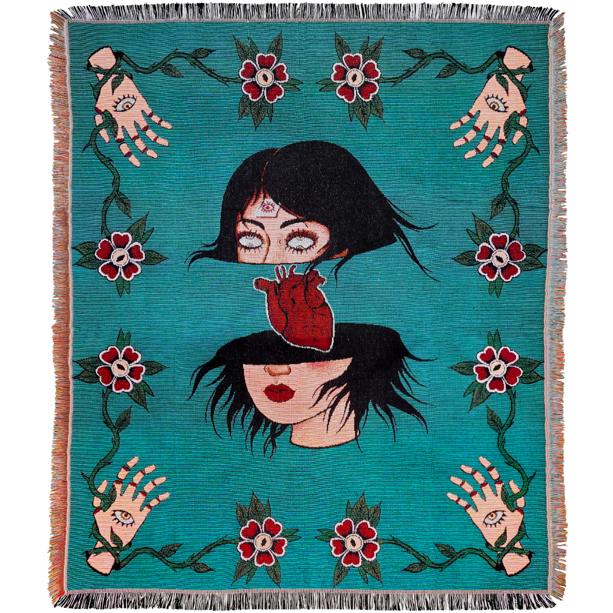 Detachment - Anatomical Heart Woven Blanket