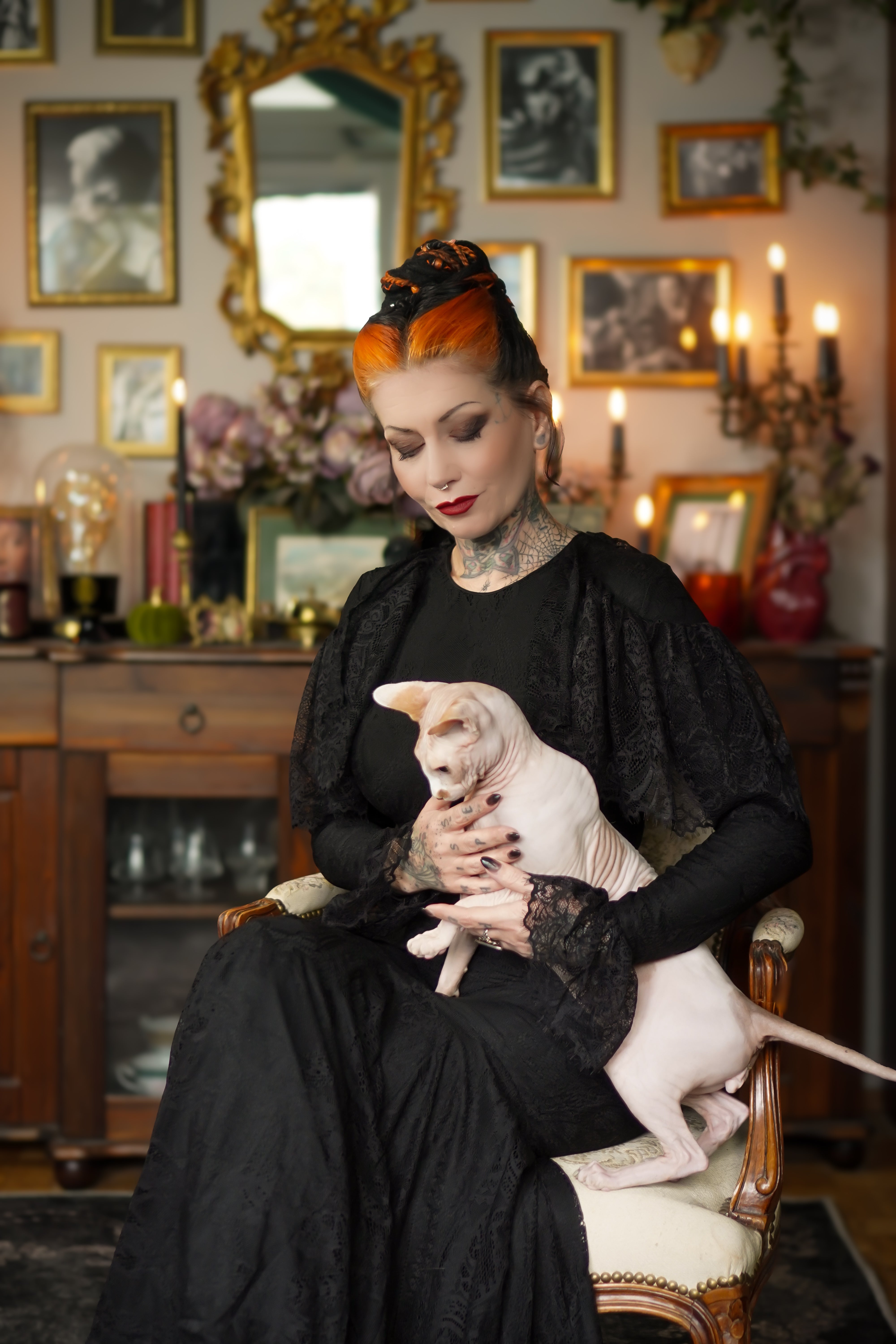 Borden - Lace Mermaid Maxi Dress