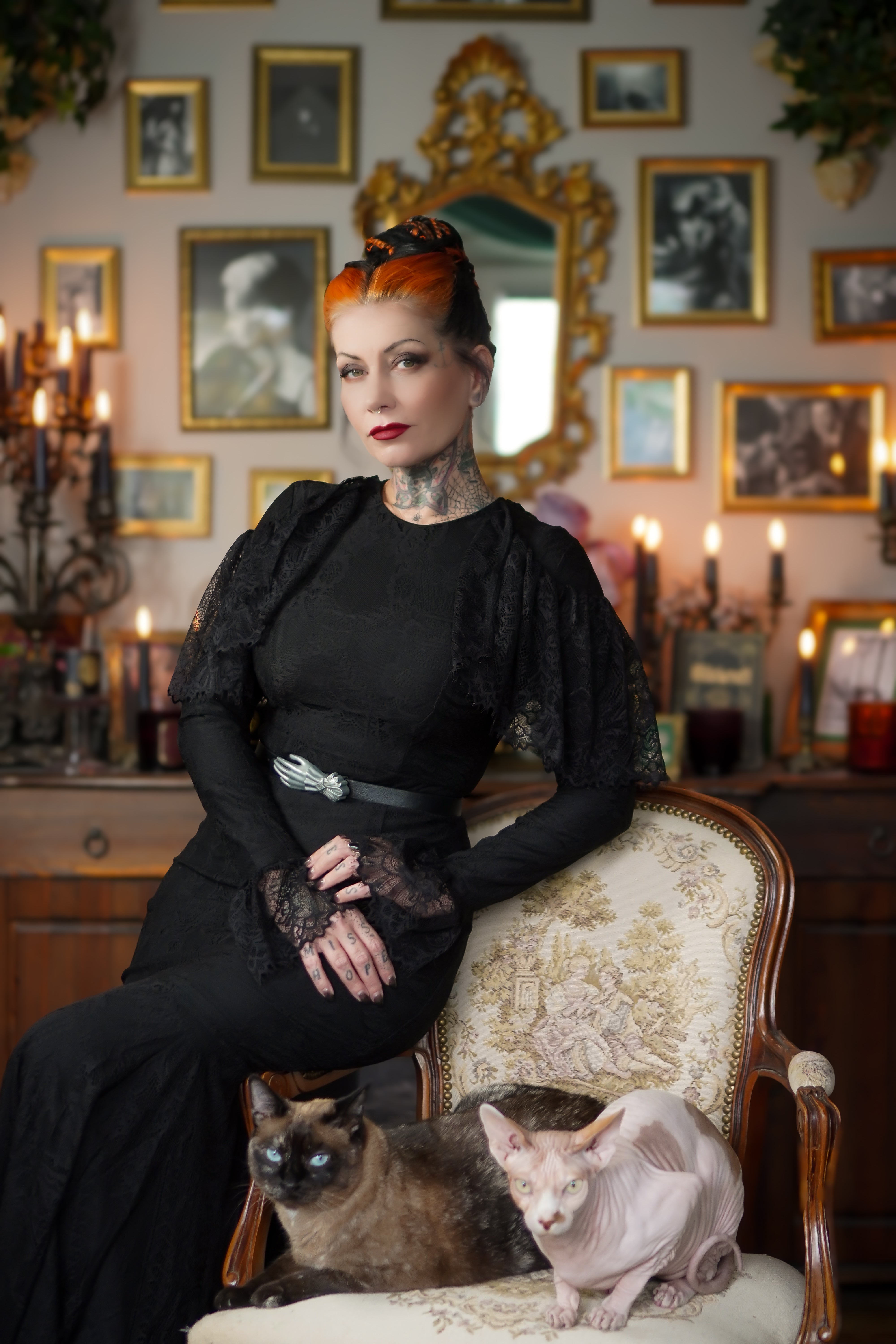 Borden - Lace Mermaid Maxi Dress