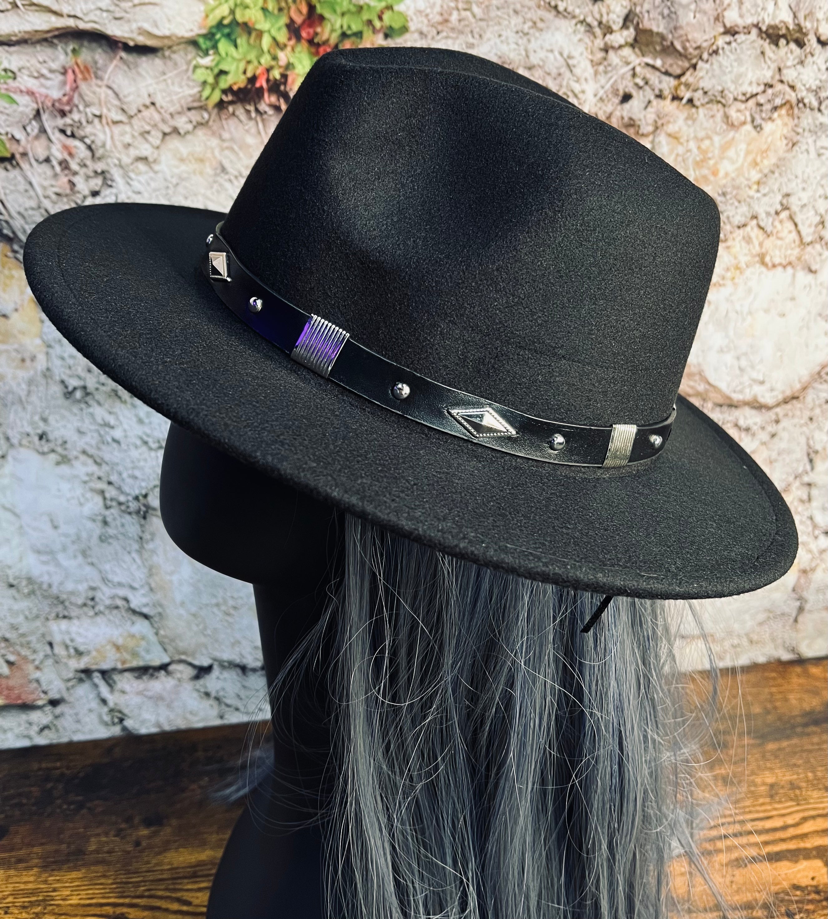 Vegan Felt Hat - Plain - Western - READY TO SHIP