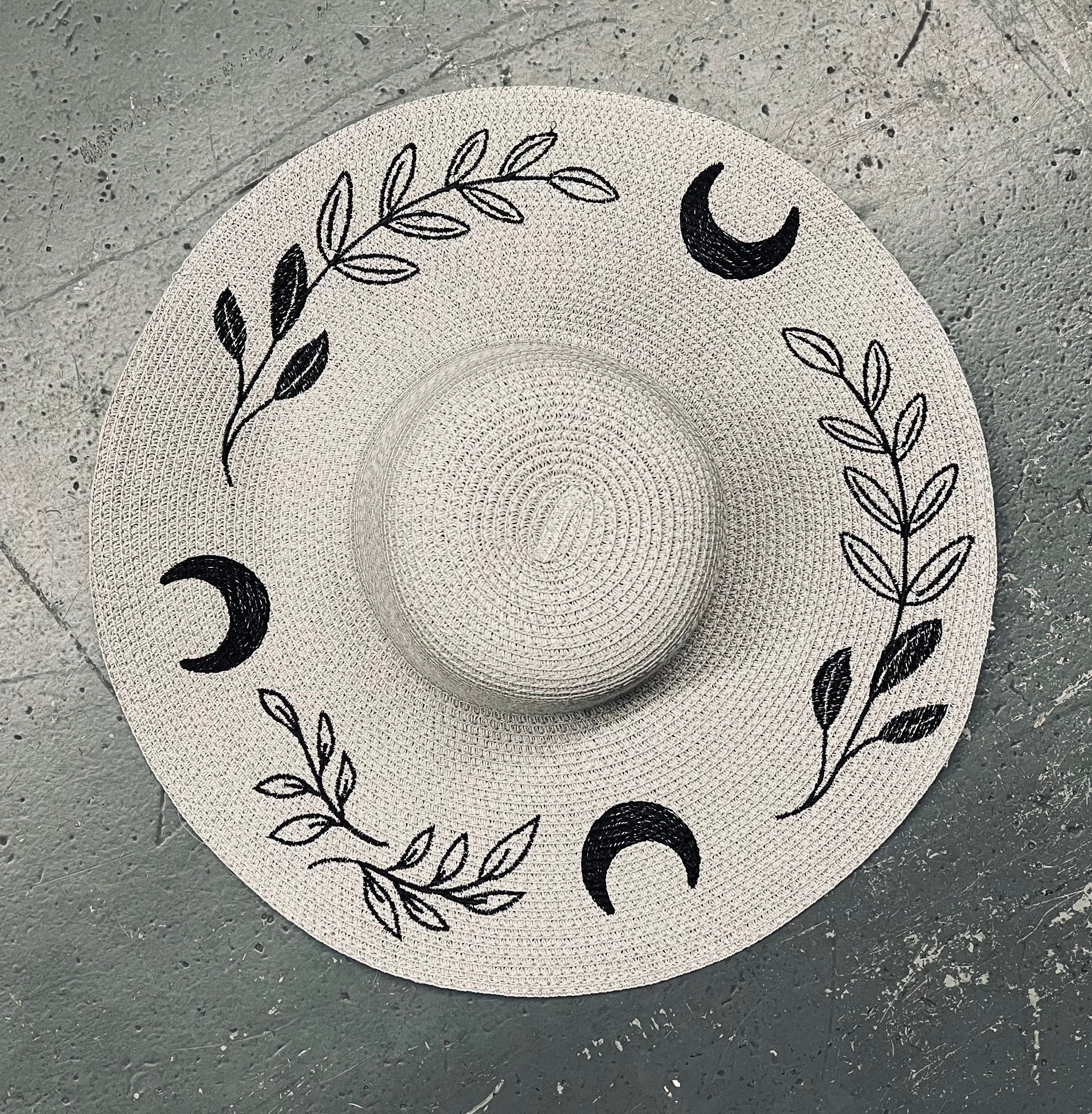 Floppy Sun Hat - XL Brim - Grey Fern Moon