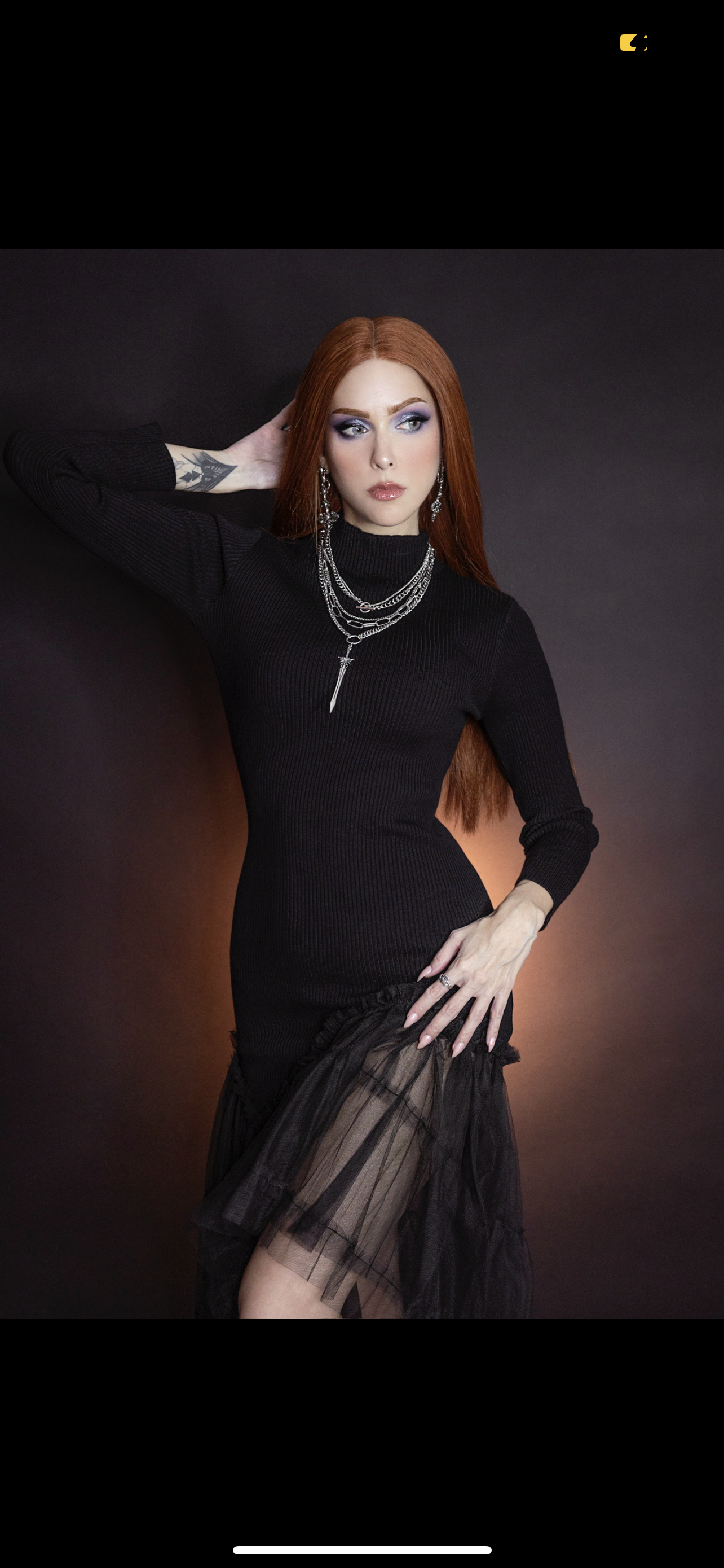 Beatrix - Curve Hugging Sweater Dress with Dreary Flared Hem - READY TO SHIP