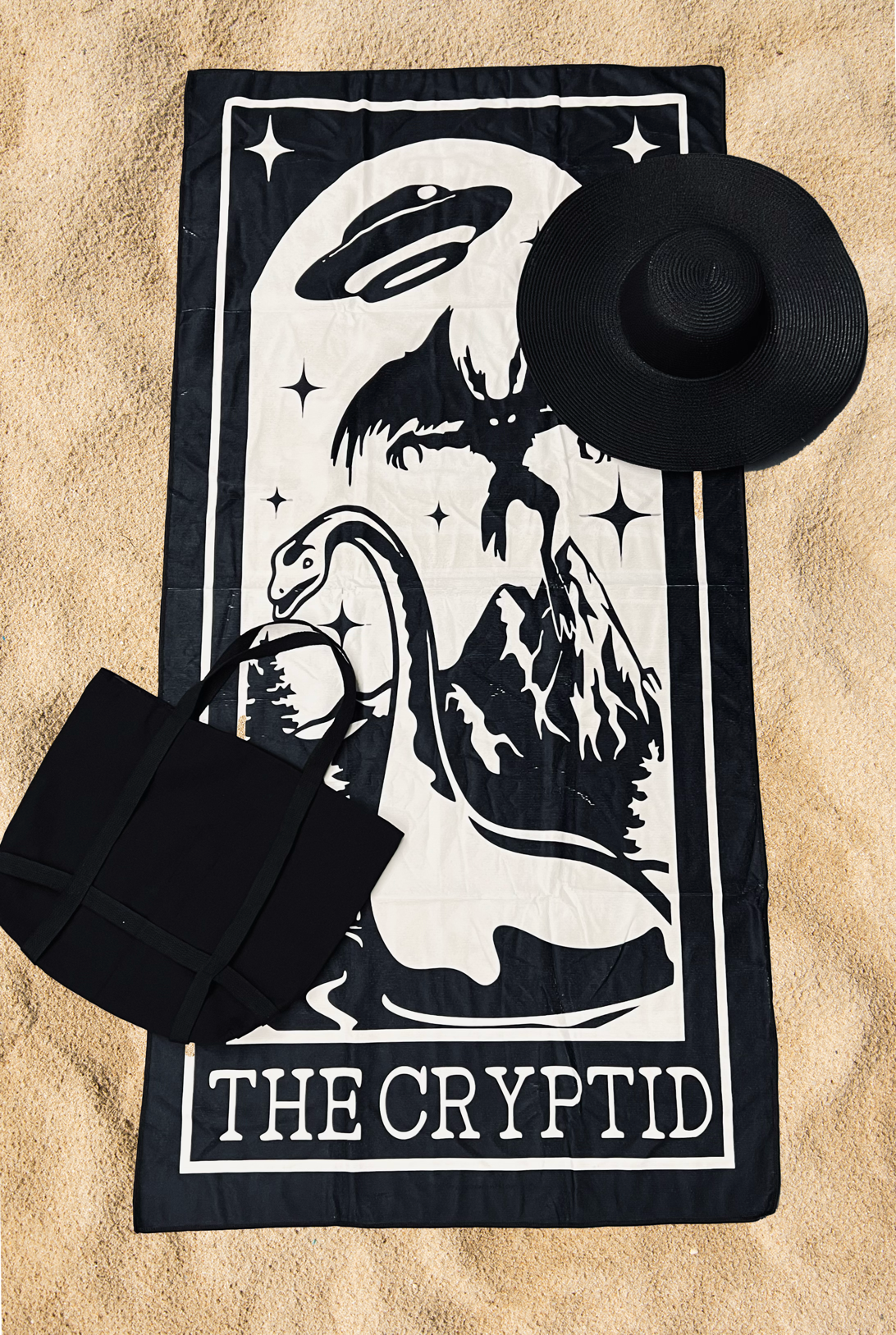 Beach Towel - The Cryptid Tarot