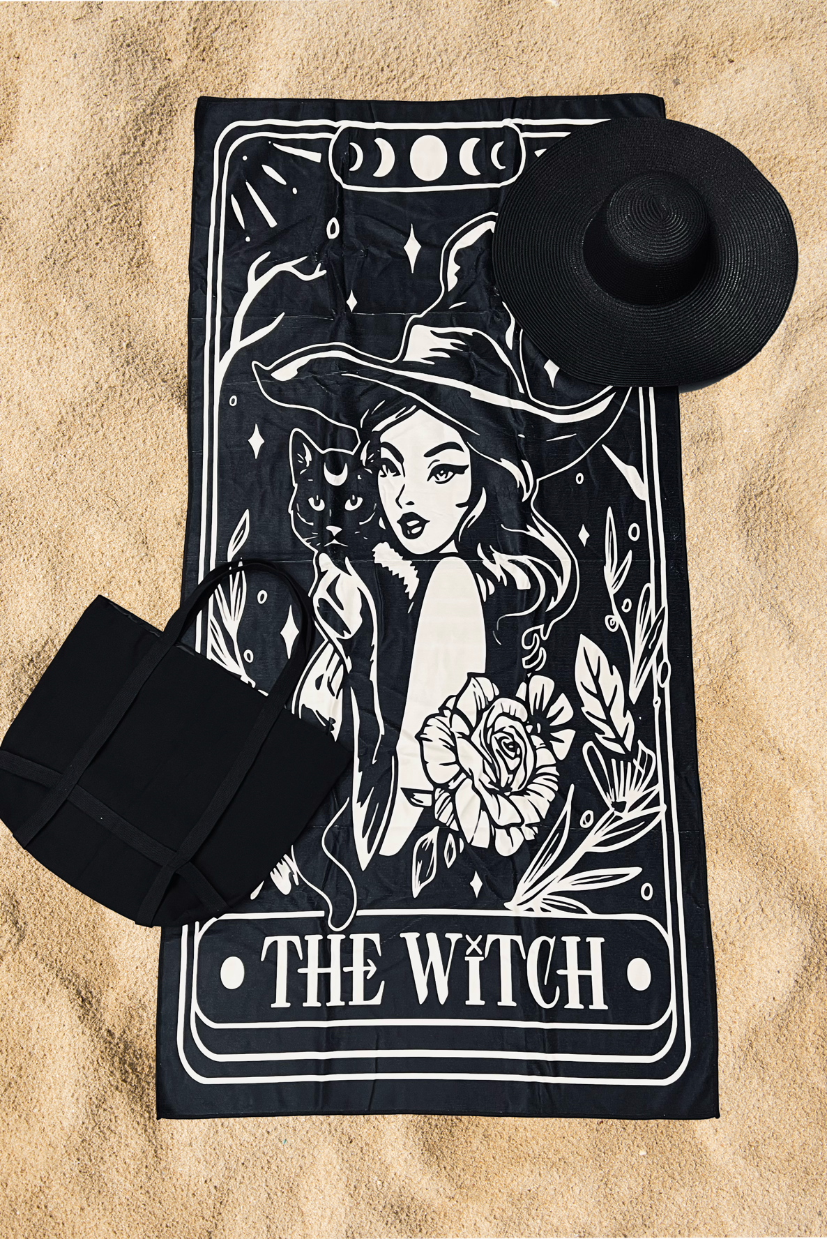 Beach Towel - The Witch Tarot