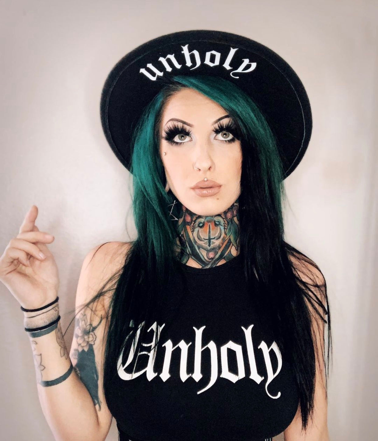 Vegan Felt Hat - Unholy