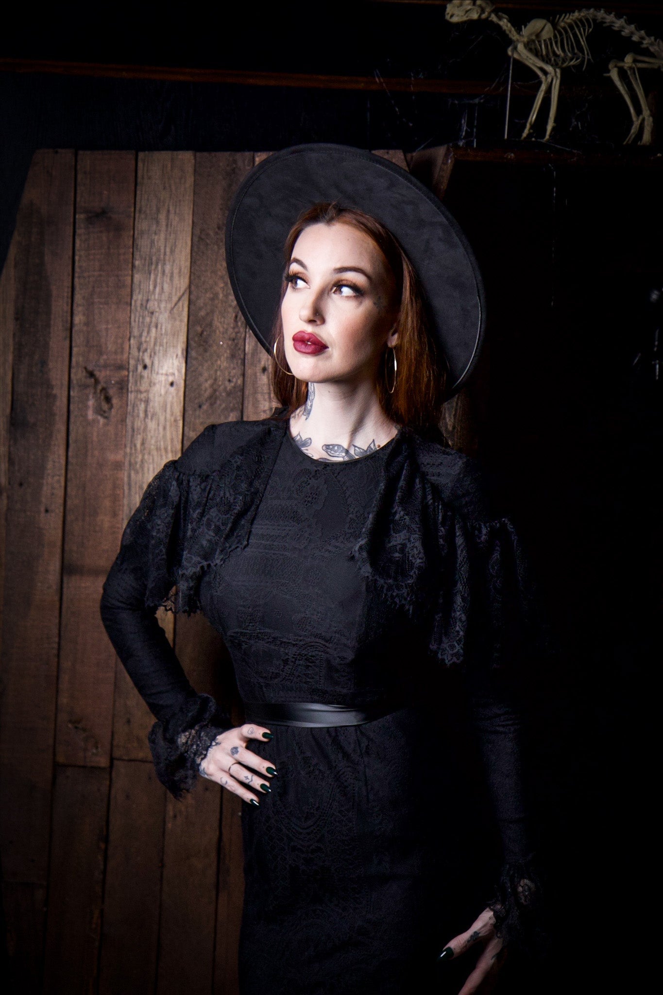 Borden - Lace Mermaid Maxi Dress