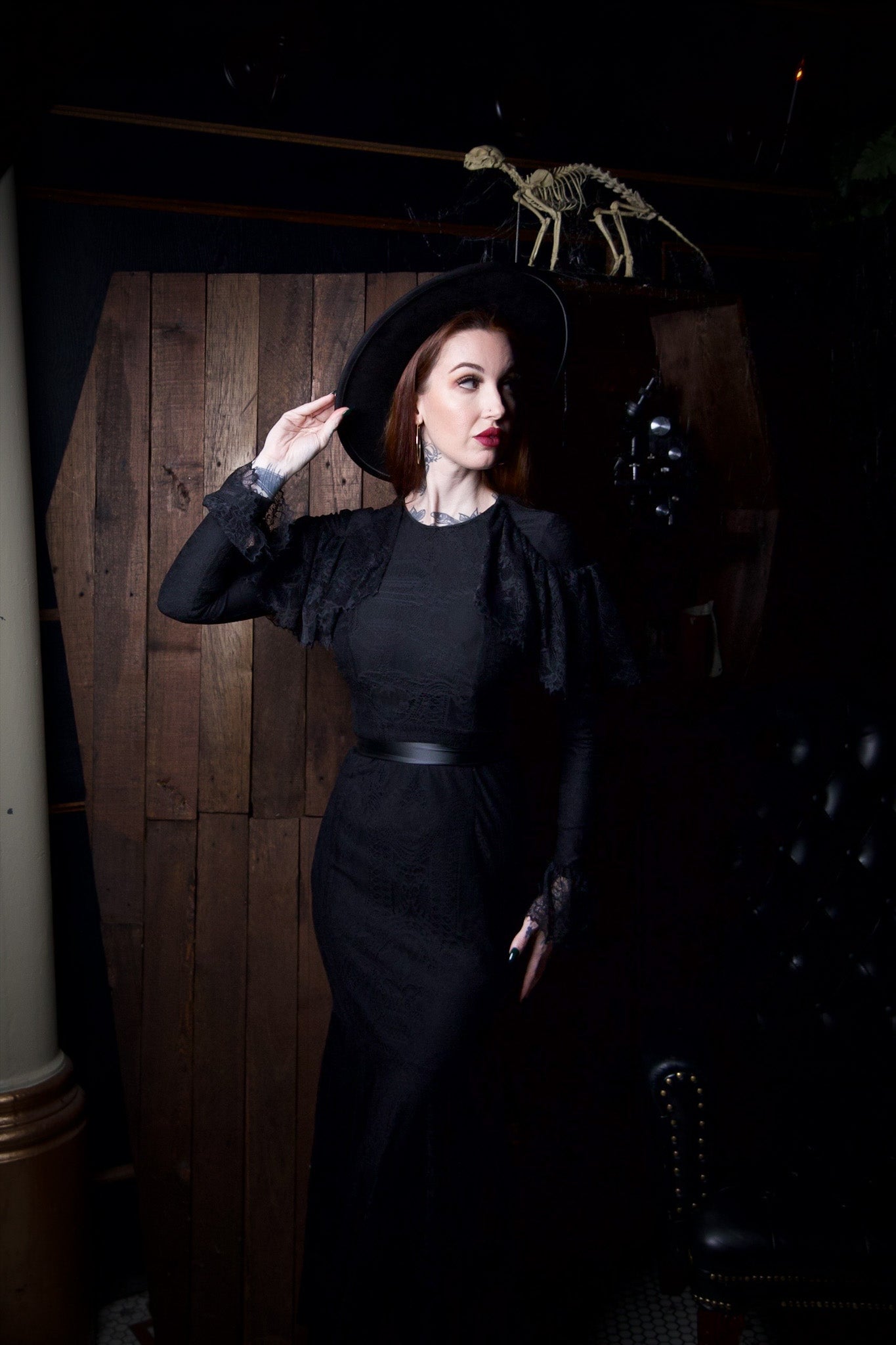 Borden - Lace Mermaid Maxi Dress