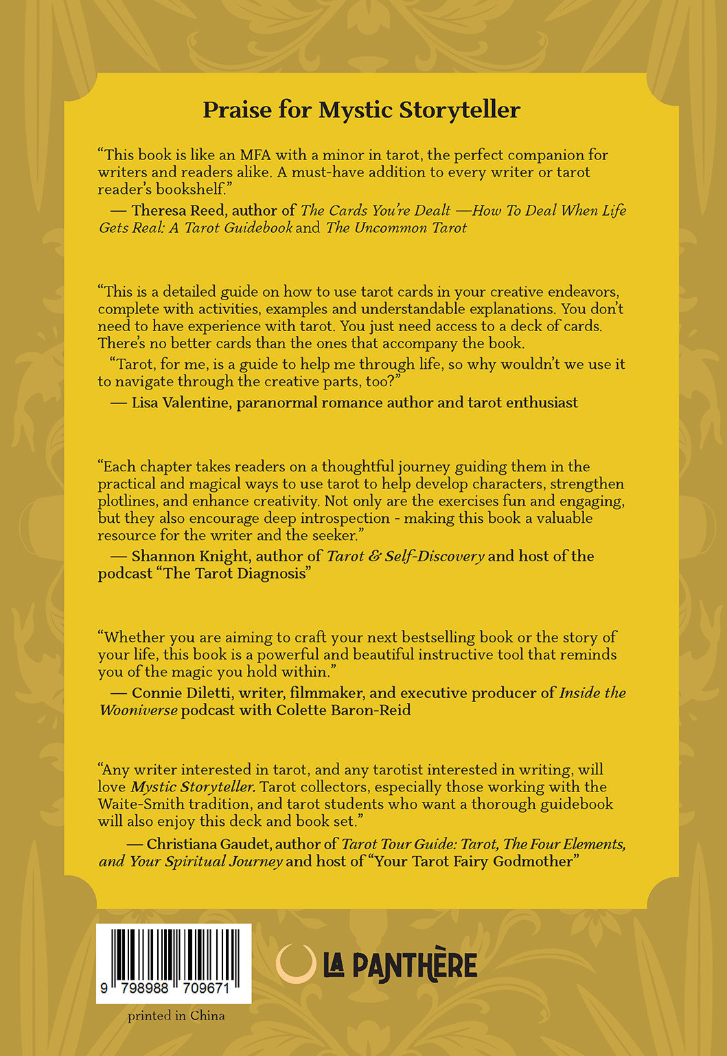 Mystic Storyteller: A Writer's Guide to Using the Tarot for Creative Inspiration