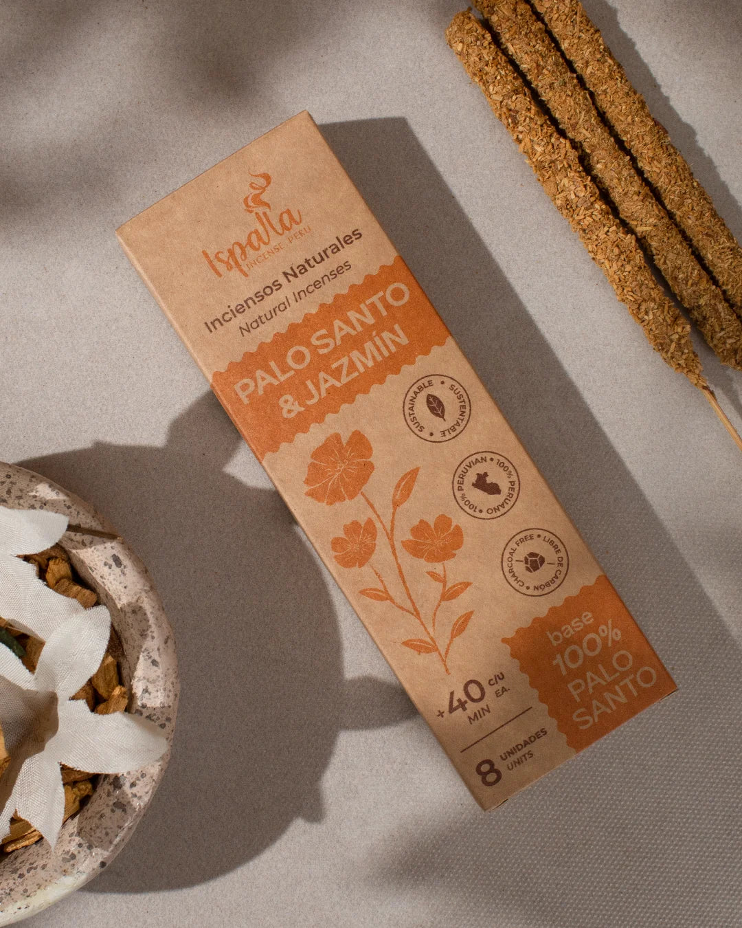 Ispalla - Palo Santo & Jasmine Thick Natural Incense