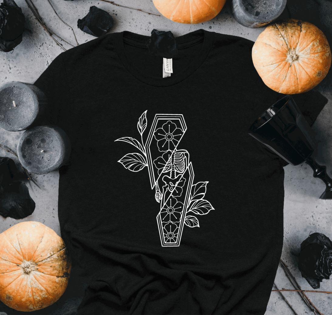 Coffin Skeleton T-Shirt
