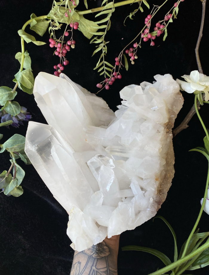 Himalayan Clear Quartz on Matrix XL - 5.8LBS A++ GRADE natural specimen by Keven