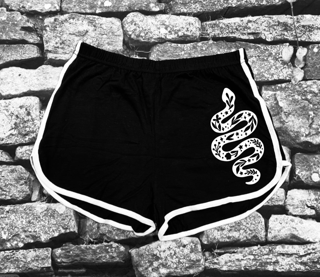 Shorts - Floral Snake