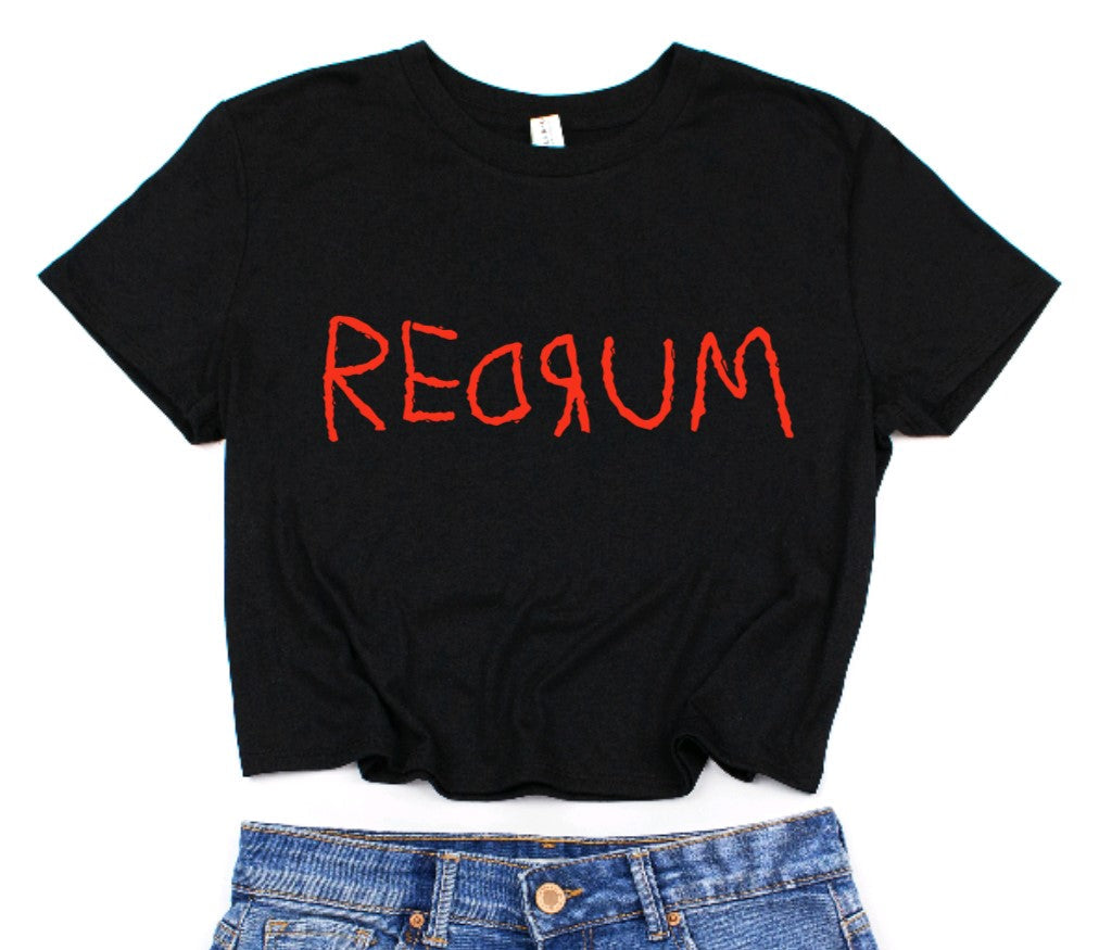 Redrum Cropped T-Shirt