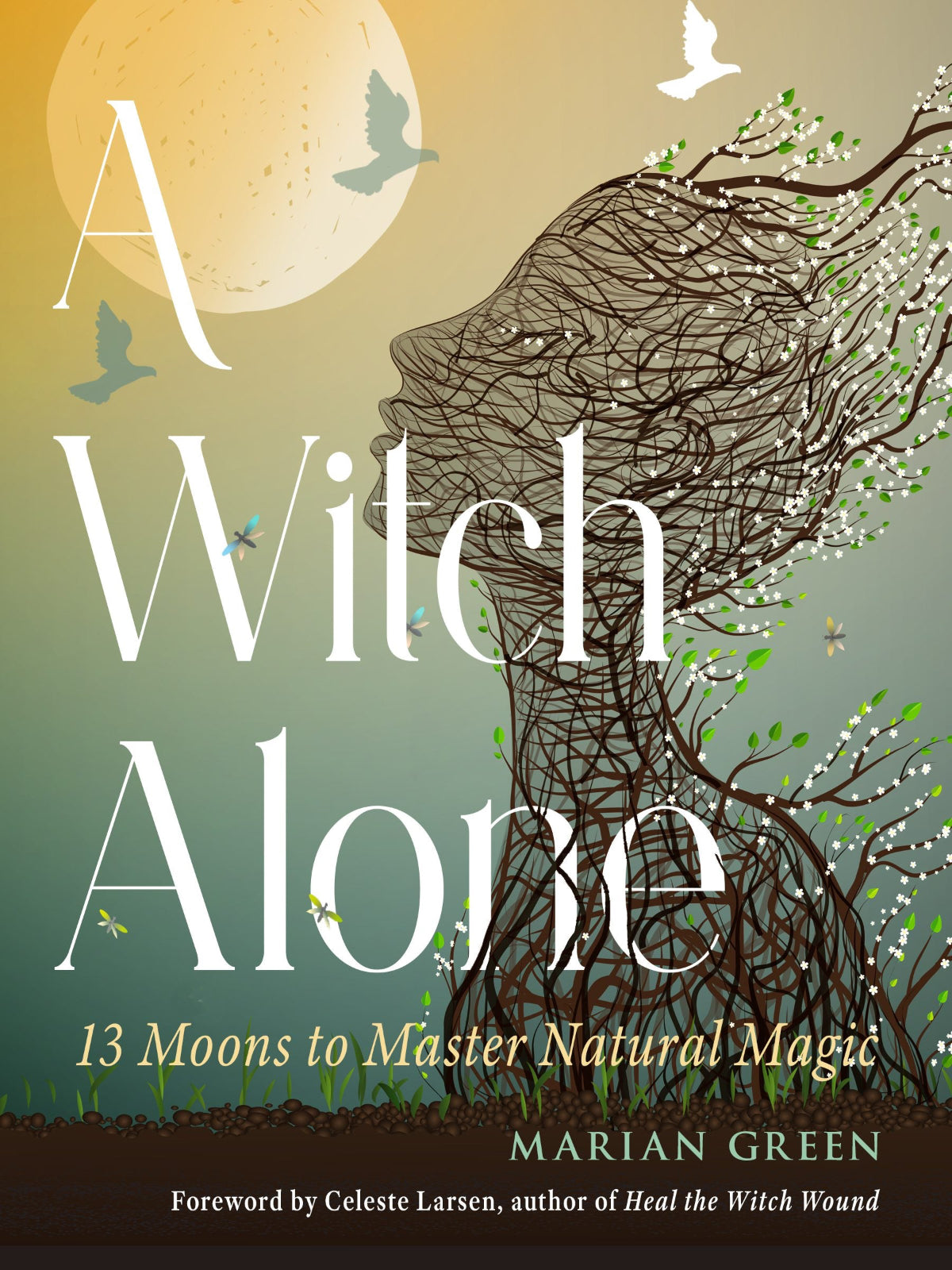 A Witch Alone : 13 Moons to Master Natural Magic book cover keven