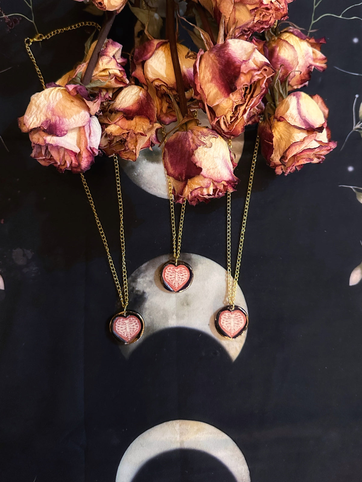 Caged Heart Porcelain Talisman - Necklace by Keven Craft Rituals