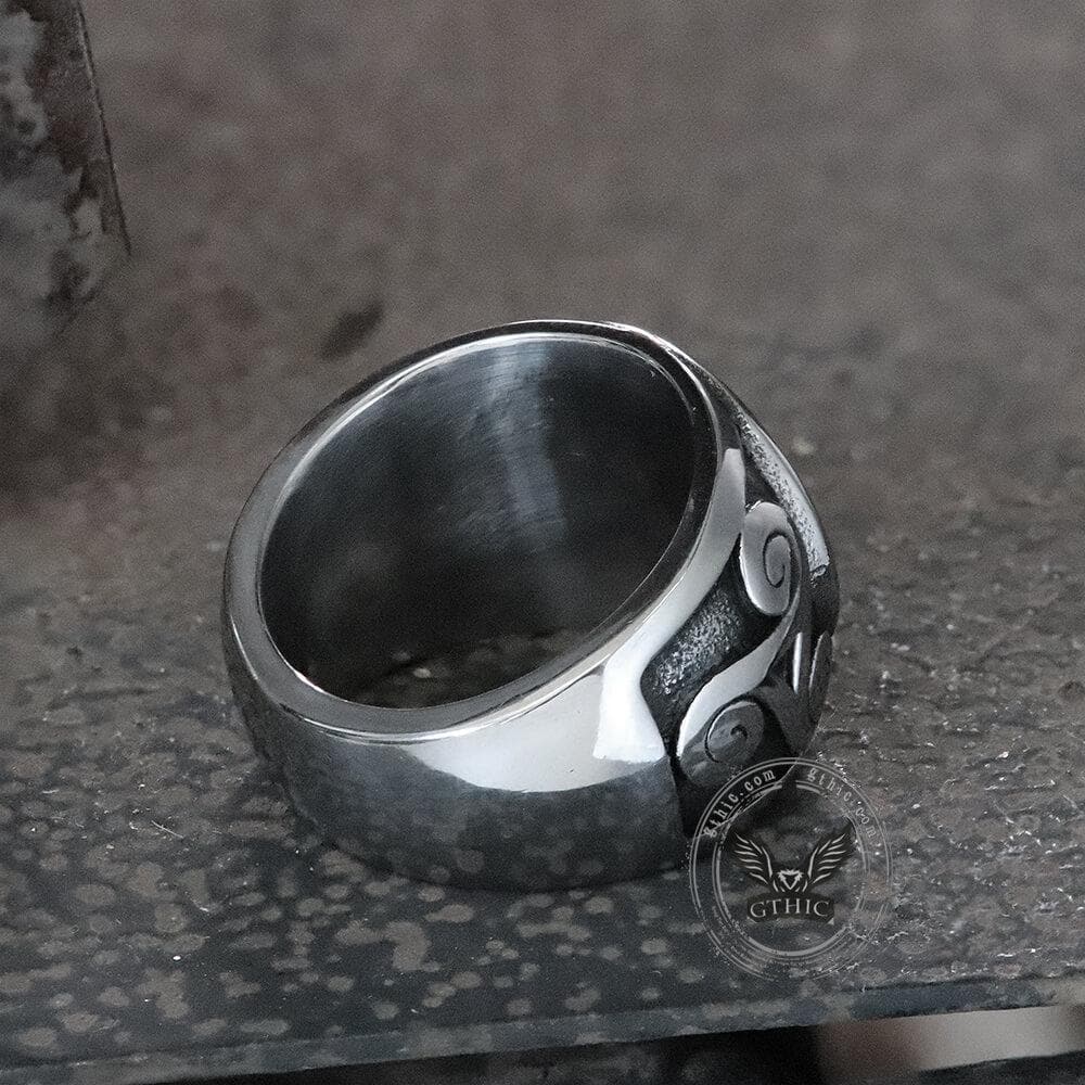 Celtic Triskele Stainless Steel Viking Ring