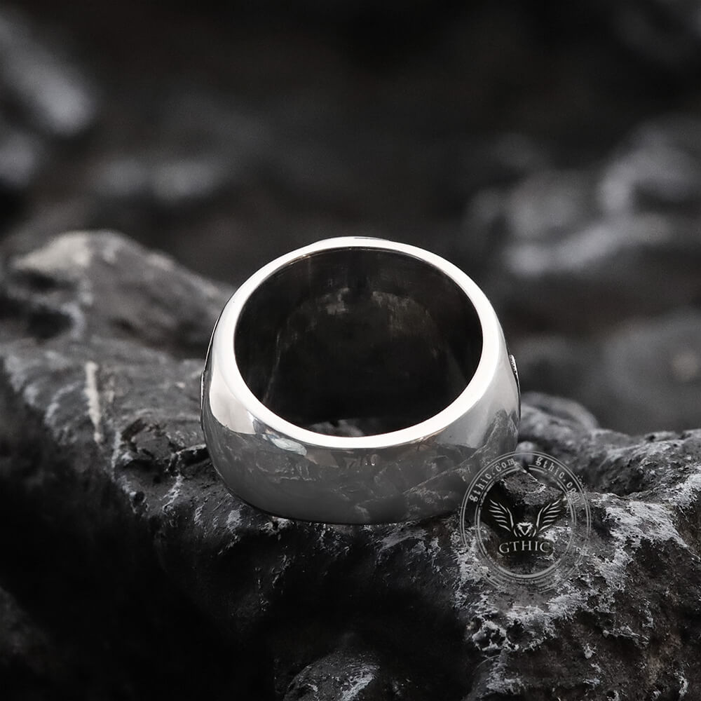 Celtic Triskele Stainless Steel Viking Ring