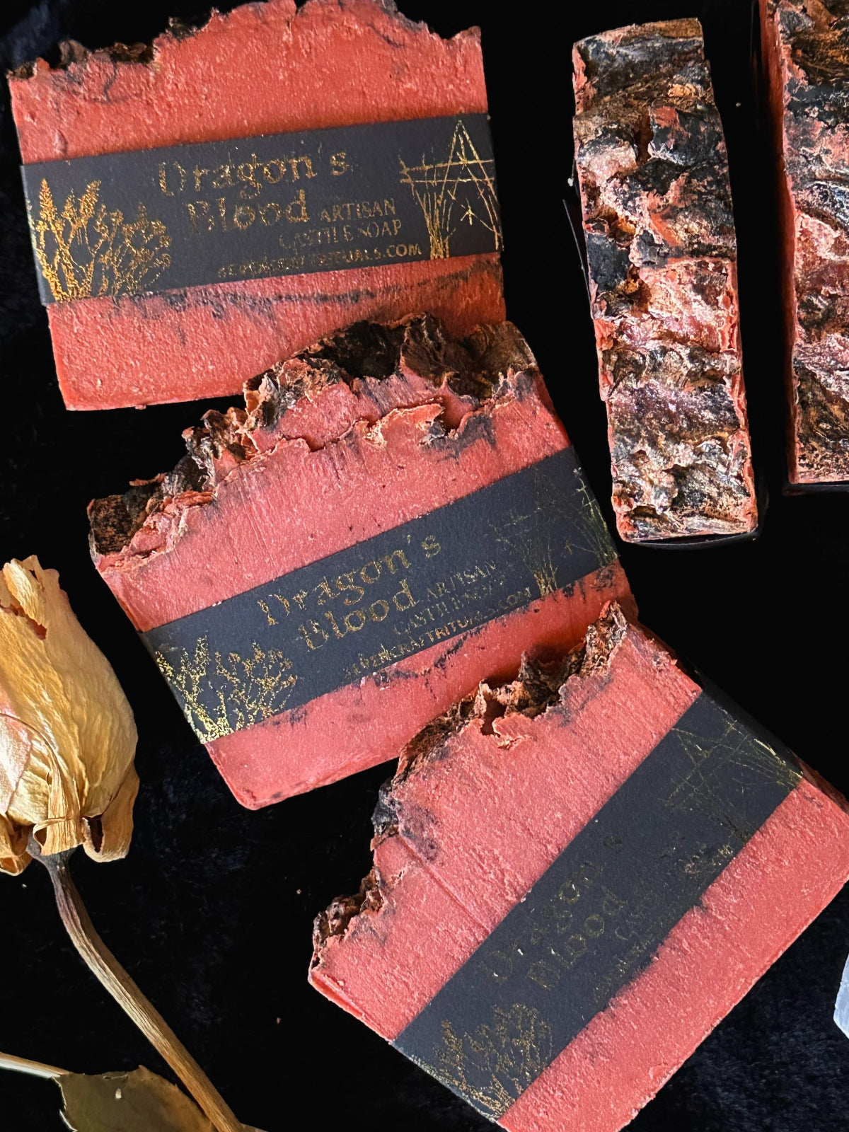 Dragon's Blood - Artisan, Superfatted, Cold- Processed Handmade Castile Soap for the Face and Body by keven