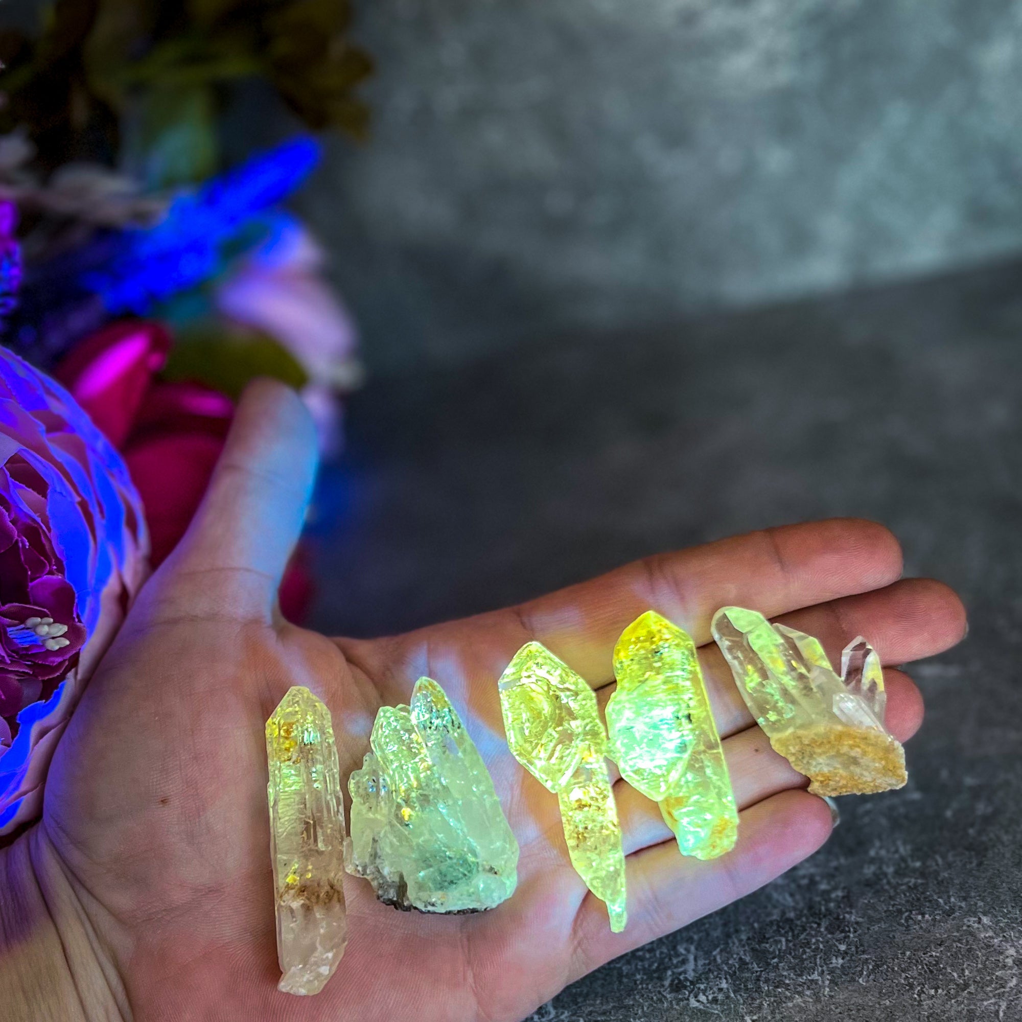 Firefly Petroleum Quartz Specimens from Madagascar