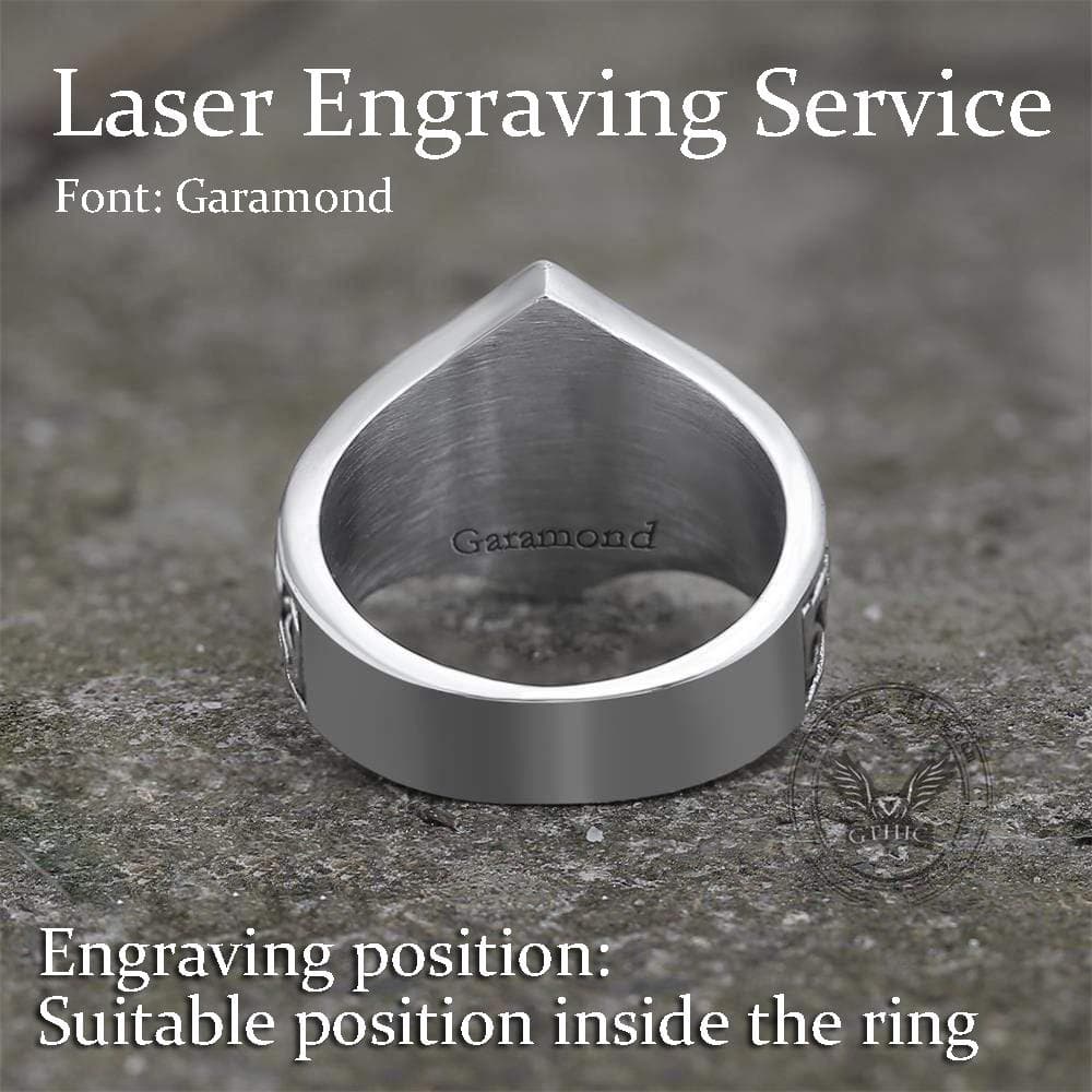 Pentagram Stainless Steel Ring