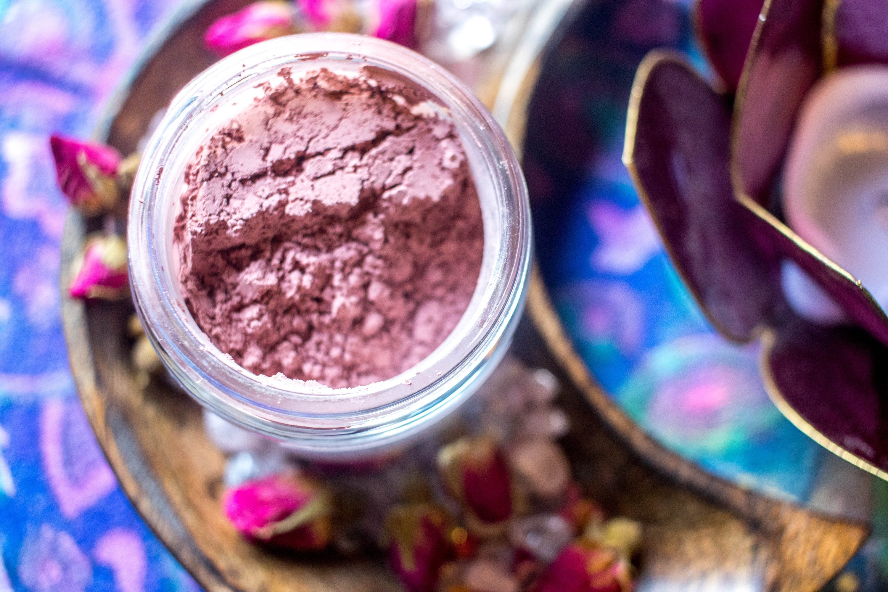 ROSE QUARTZ French Pink Clay Mask with Rose, Hibiscus & Crushed Rose Quartz
