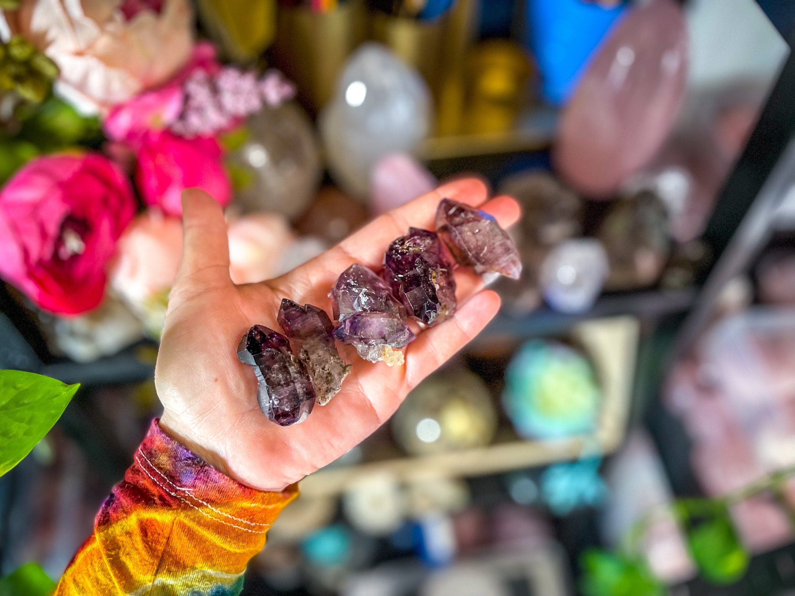 Raw Amethyst with Hematite Inclusions