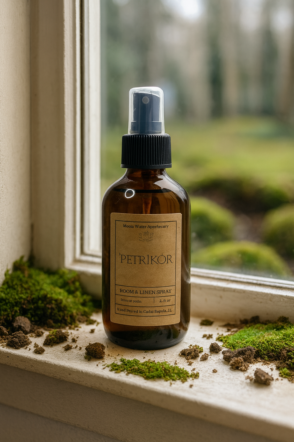 Petrichor - /ˈpetrīˌkôr/ - The Smell of Rain - ROOM & LINEN SPRAY -- by Moon Water Apothecary!