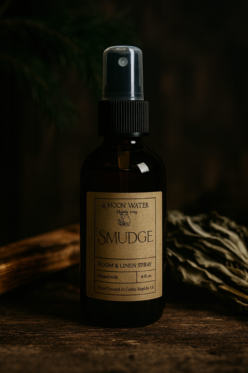 Smudge - ROOM & LINEN SPRAY -- by Moon Water Apothecary!