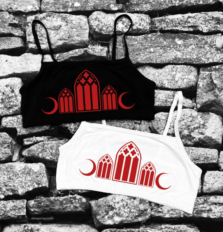Bra Top - Crimson Cathedrals