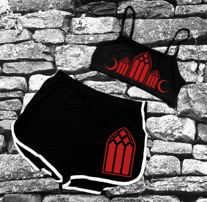 Bra Top - Crimson Cathedrals