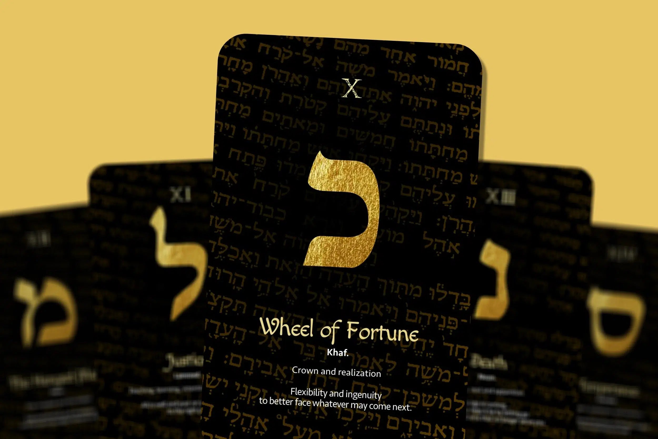 Letters Tarot (Hebrew Alphabet) - Major Arcana