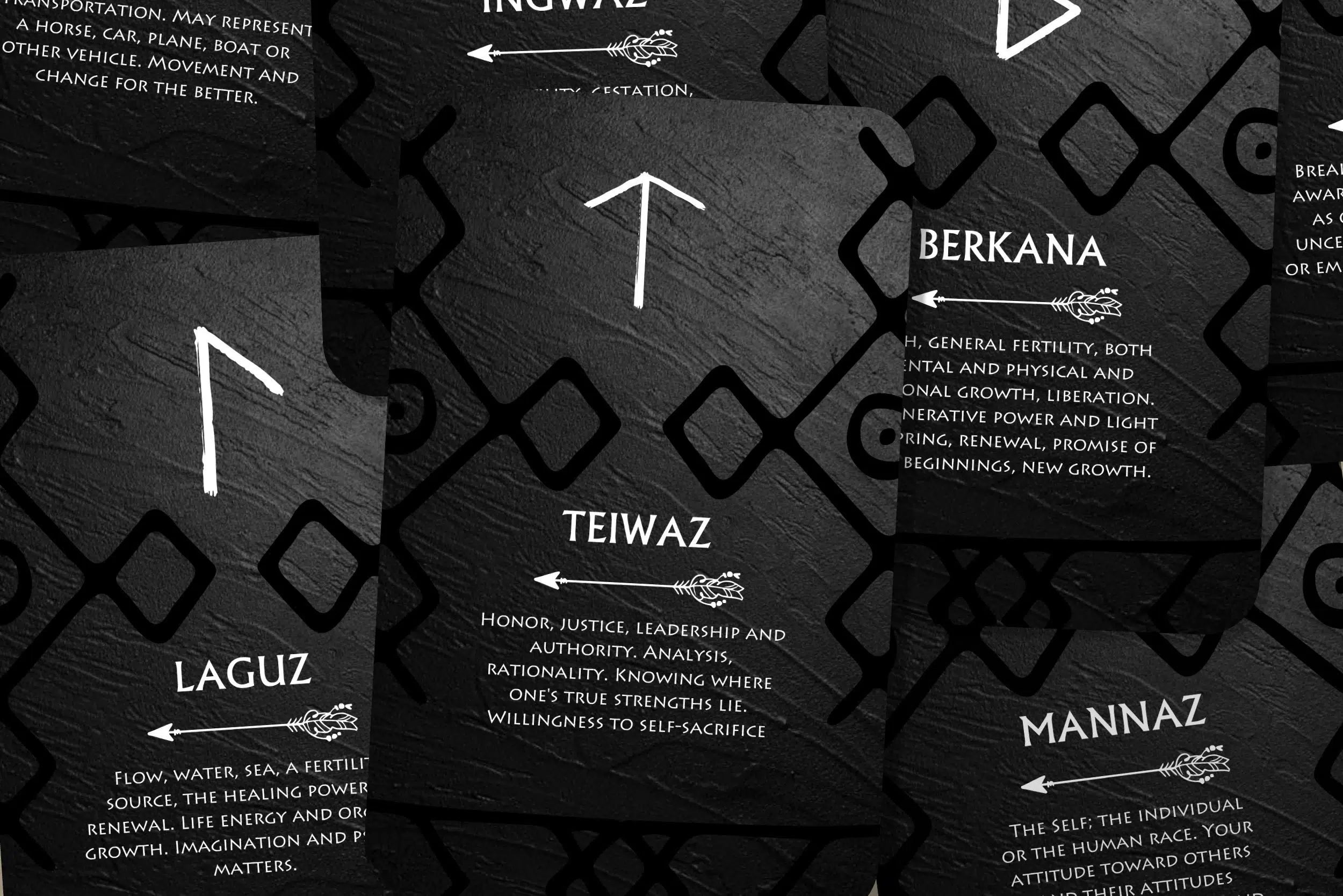 Runes Oracle - Nordic Cards