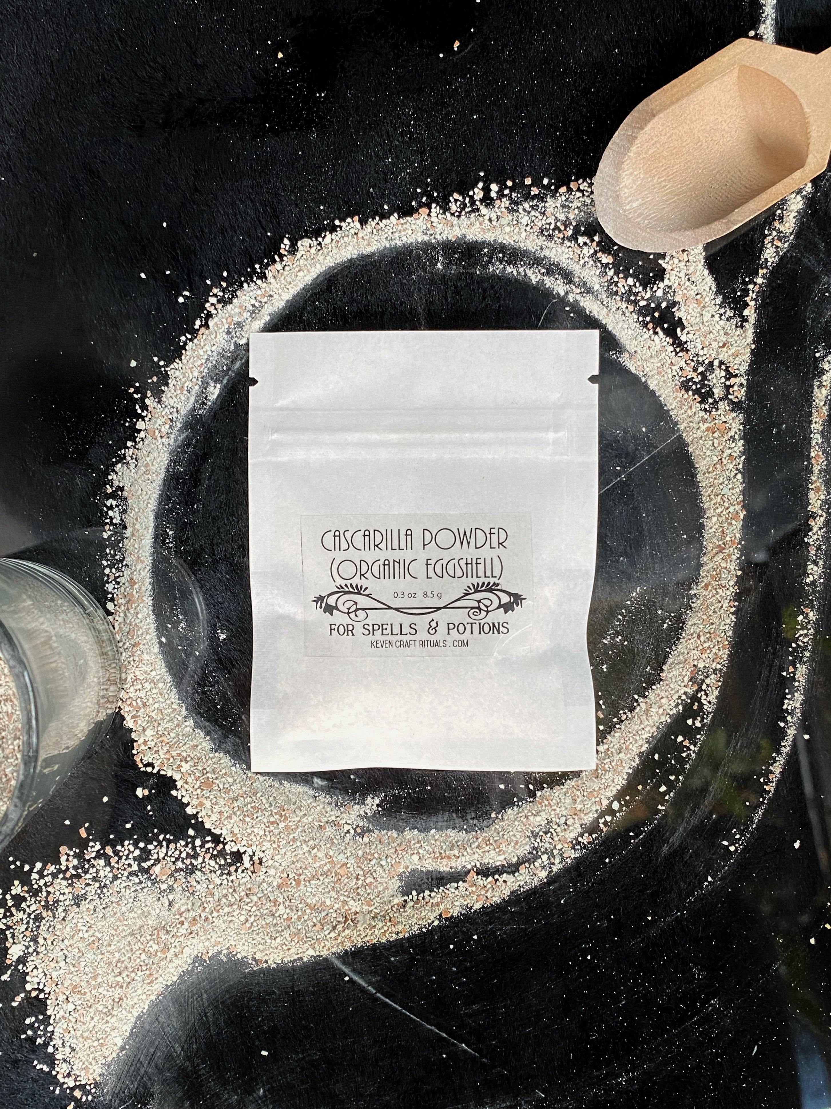Cascarilla (White, Brown, and Blue/Green Eggshell) Powder - For Barriers, Spells, and Potions - Keven Craft Rituals