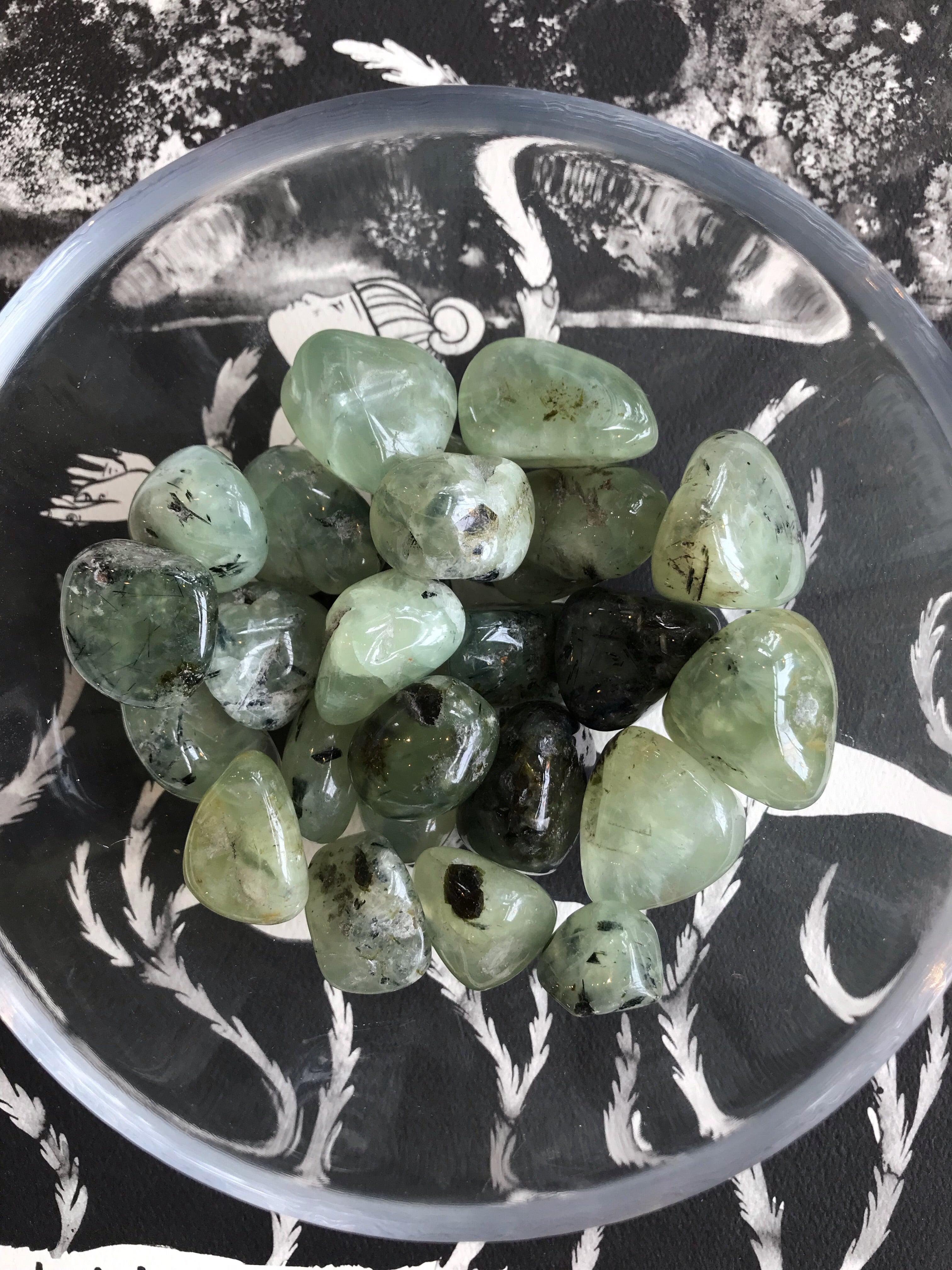 Prehnite - Tumbled (Sm - Lrg) - Keven Craft Rituals