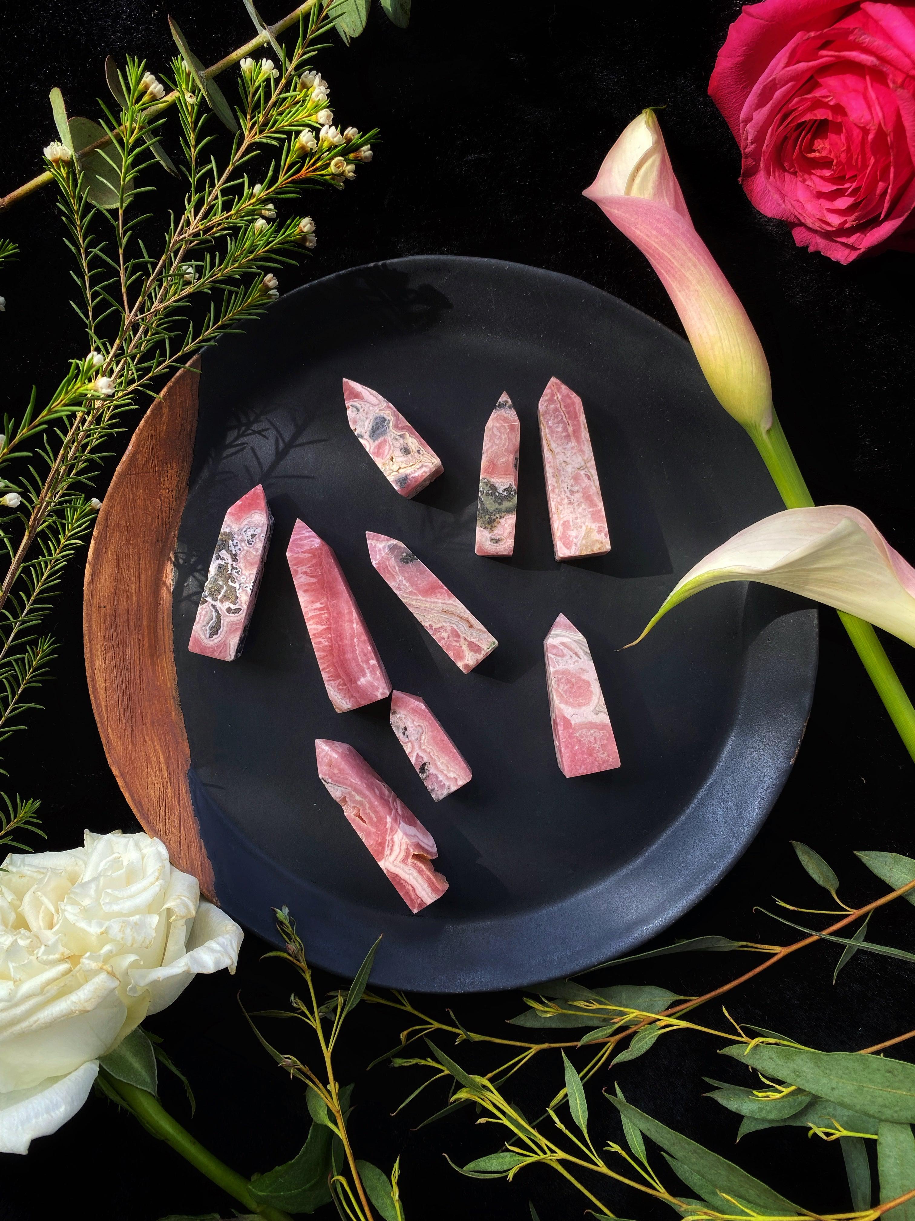 Rhodochrosite Towers (Mini-Small)