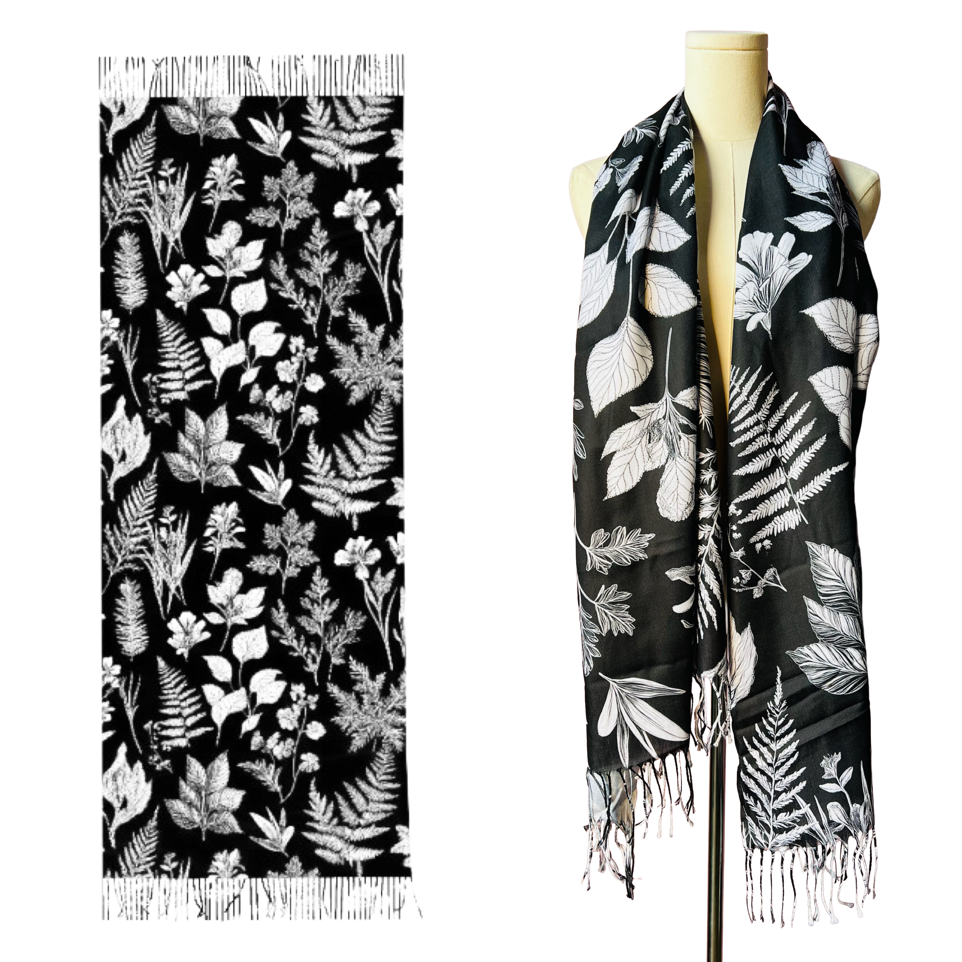 Vegan Scarf - Botanicals