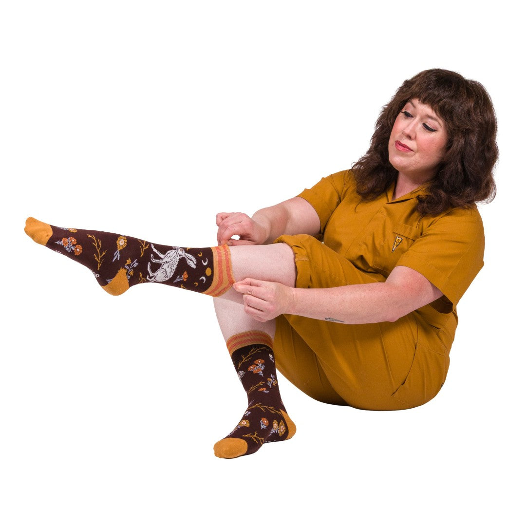 The Hare Crew Socks