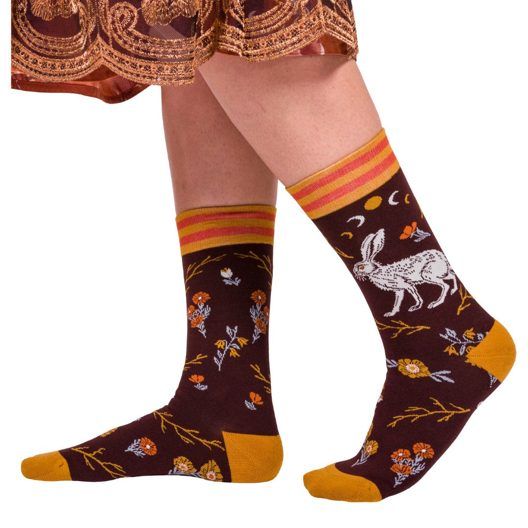 The Hare Crew Socks