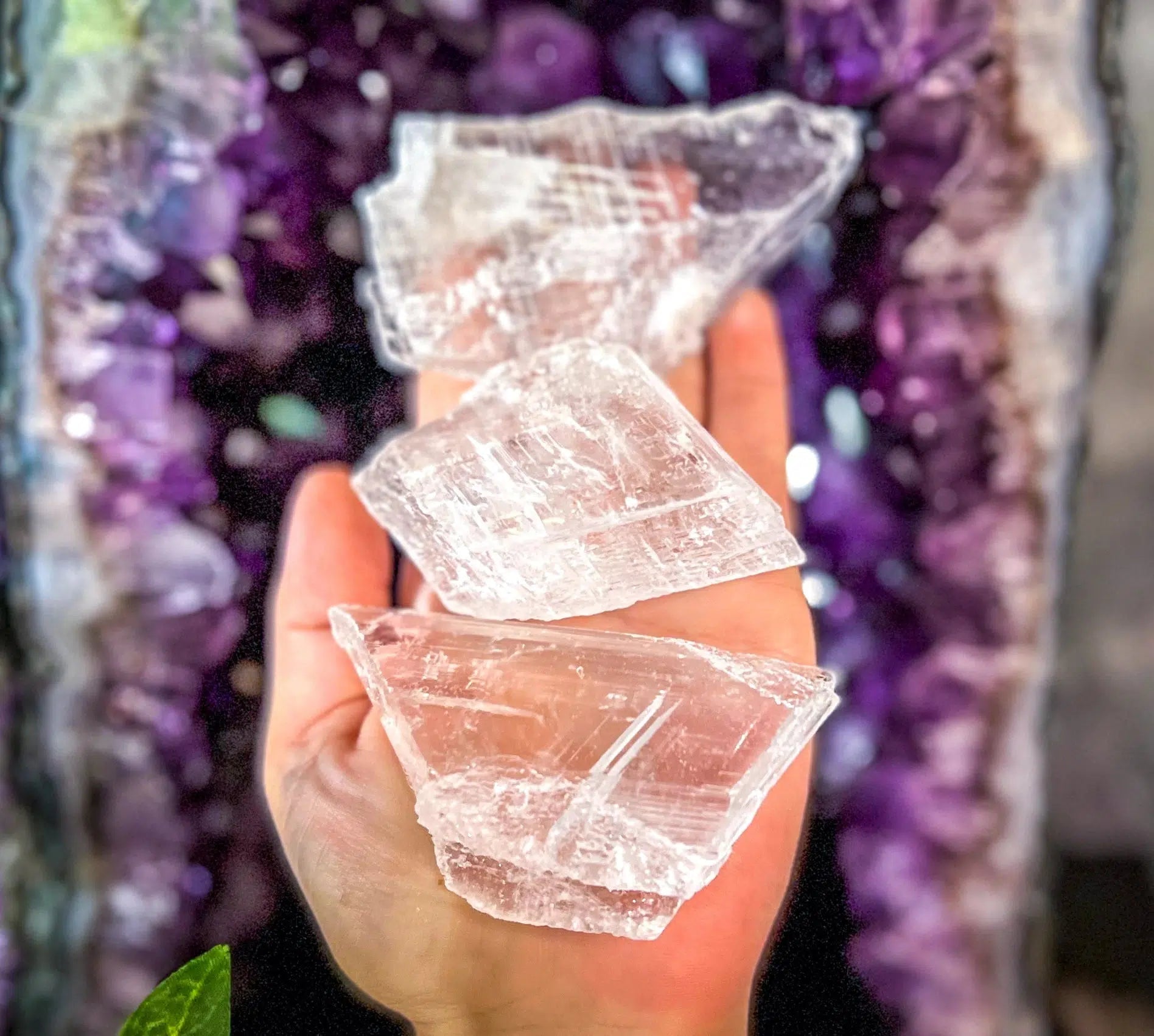 True, Raw Selenite Chunks (100 - 125 g)