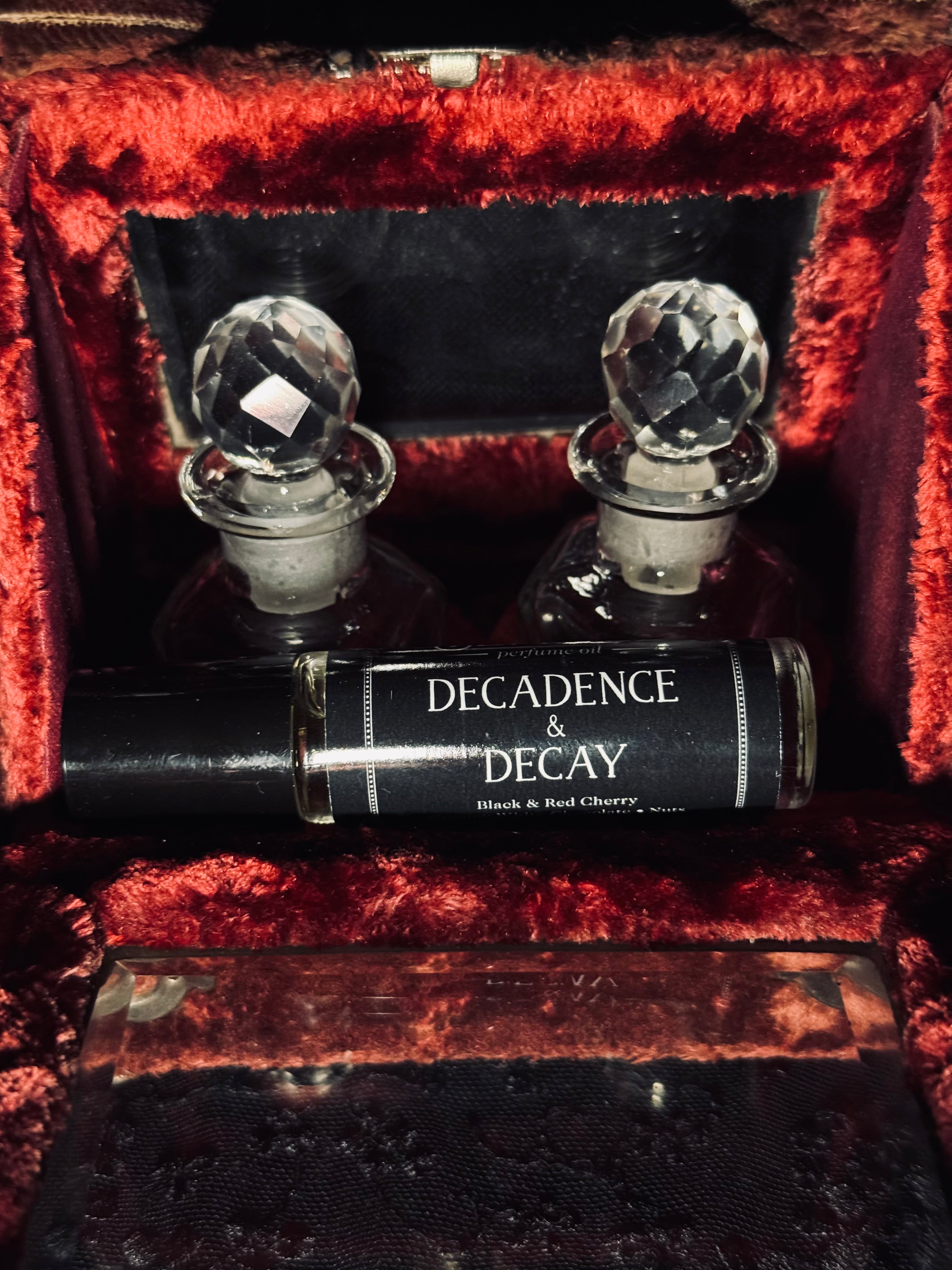 Decadence and Decay (white chocolate & cherries)