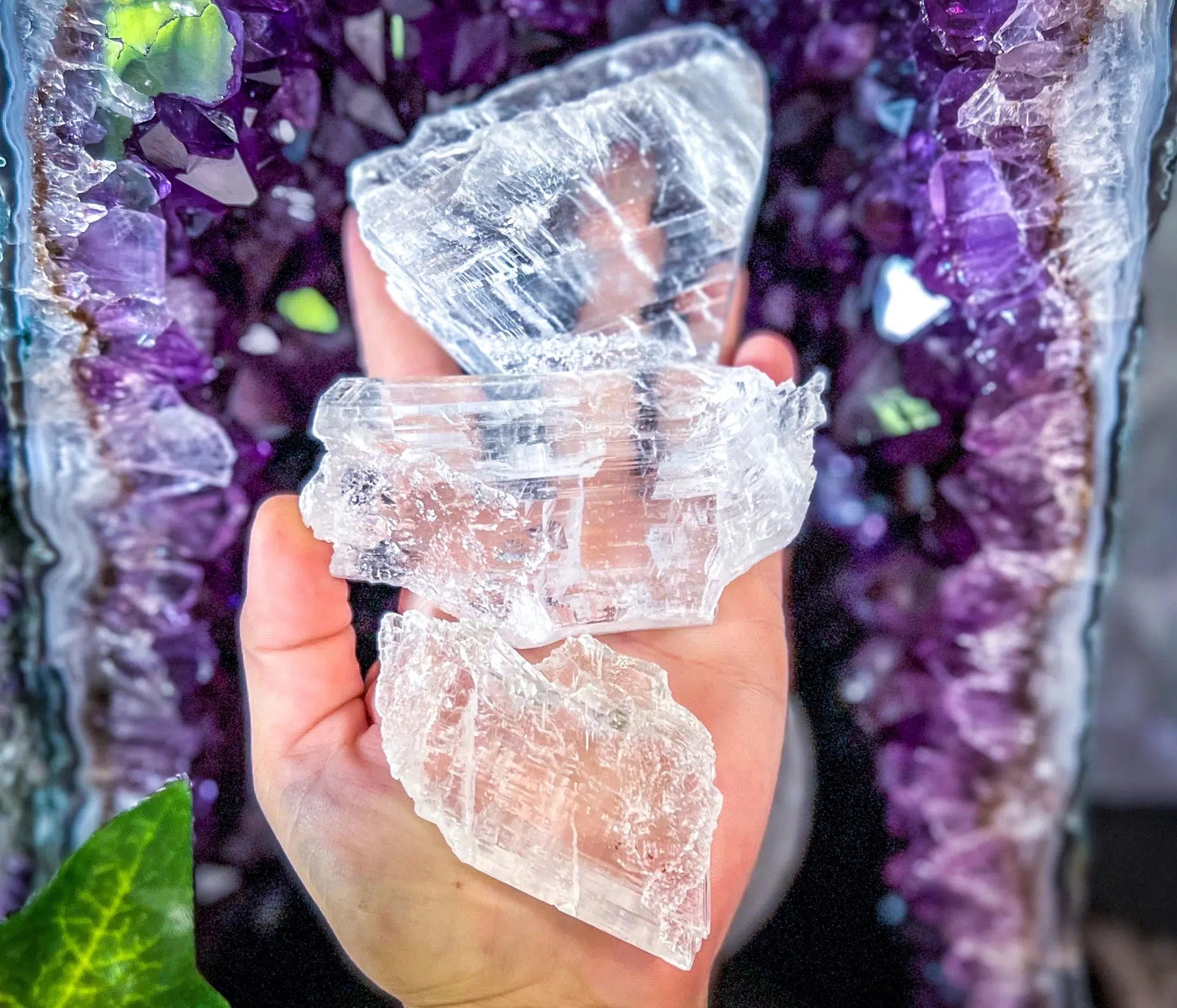 True, Raw Selenite Chunks (100 - 125 g)