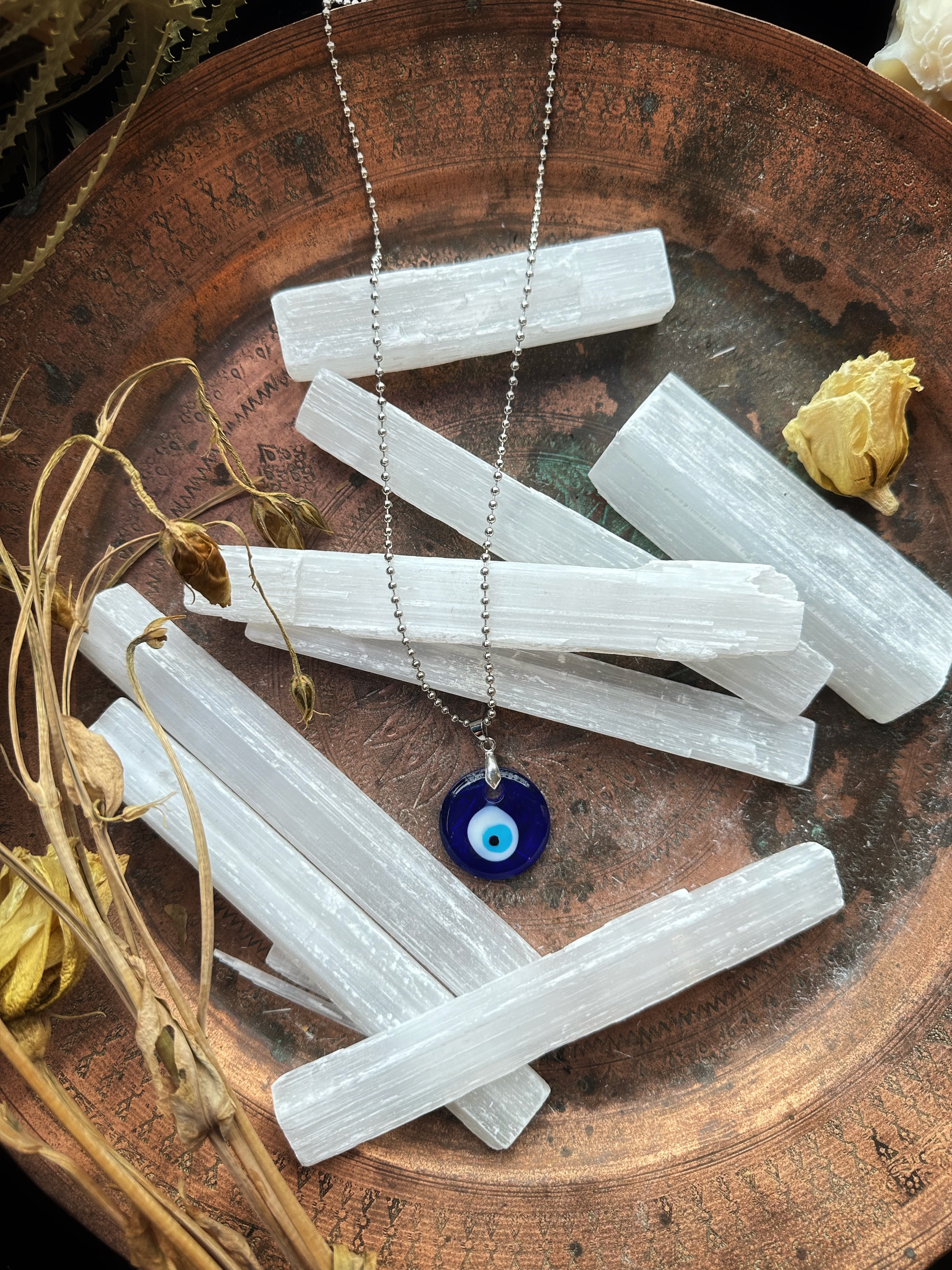 Selenite (Satin Spar) Wands, Towers, Dessert Roses, and Spheres - qmeb