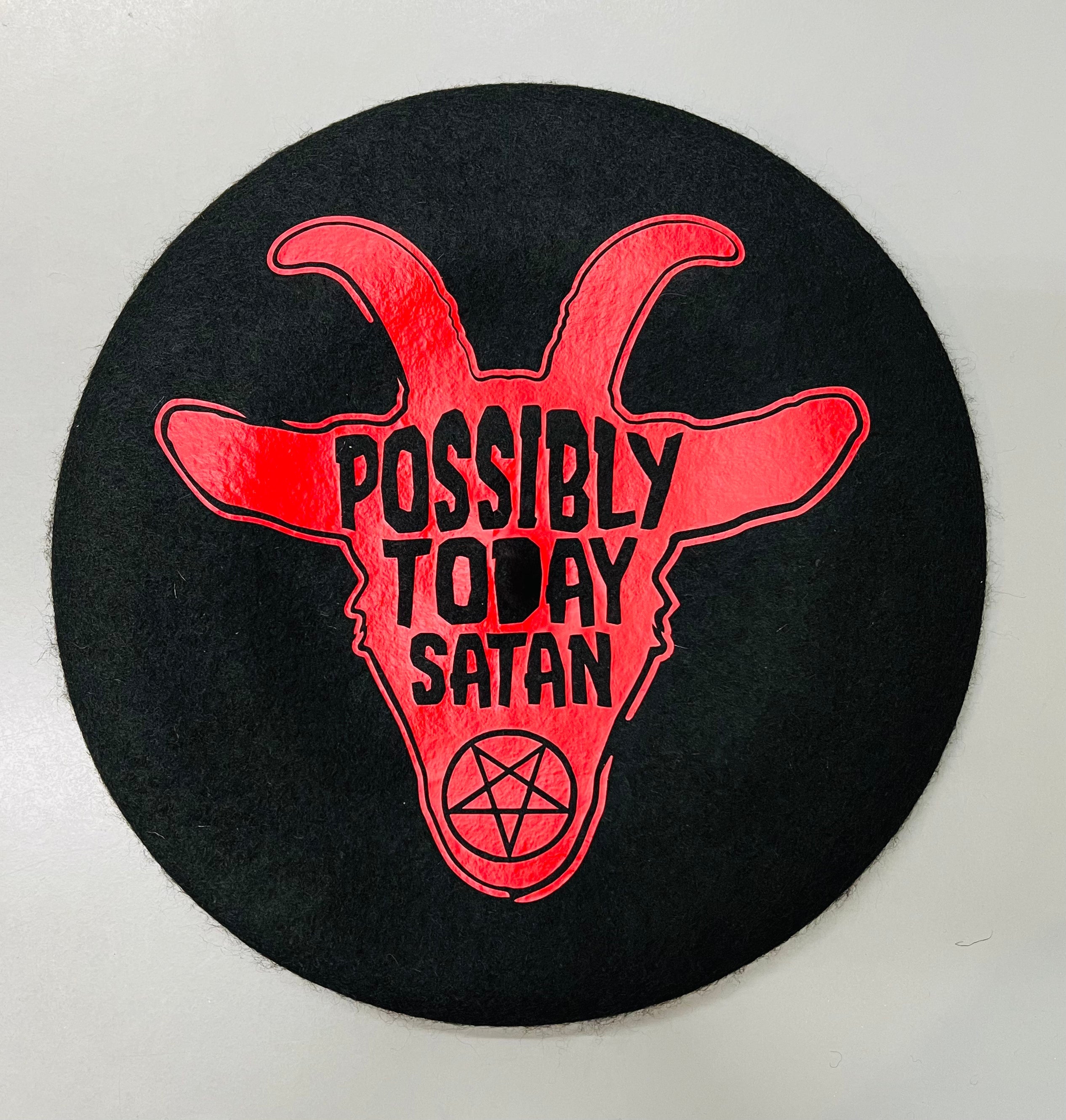 Vegan Beret - Possibly Today Satan