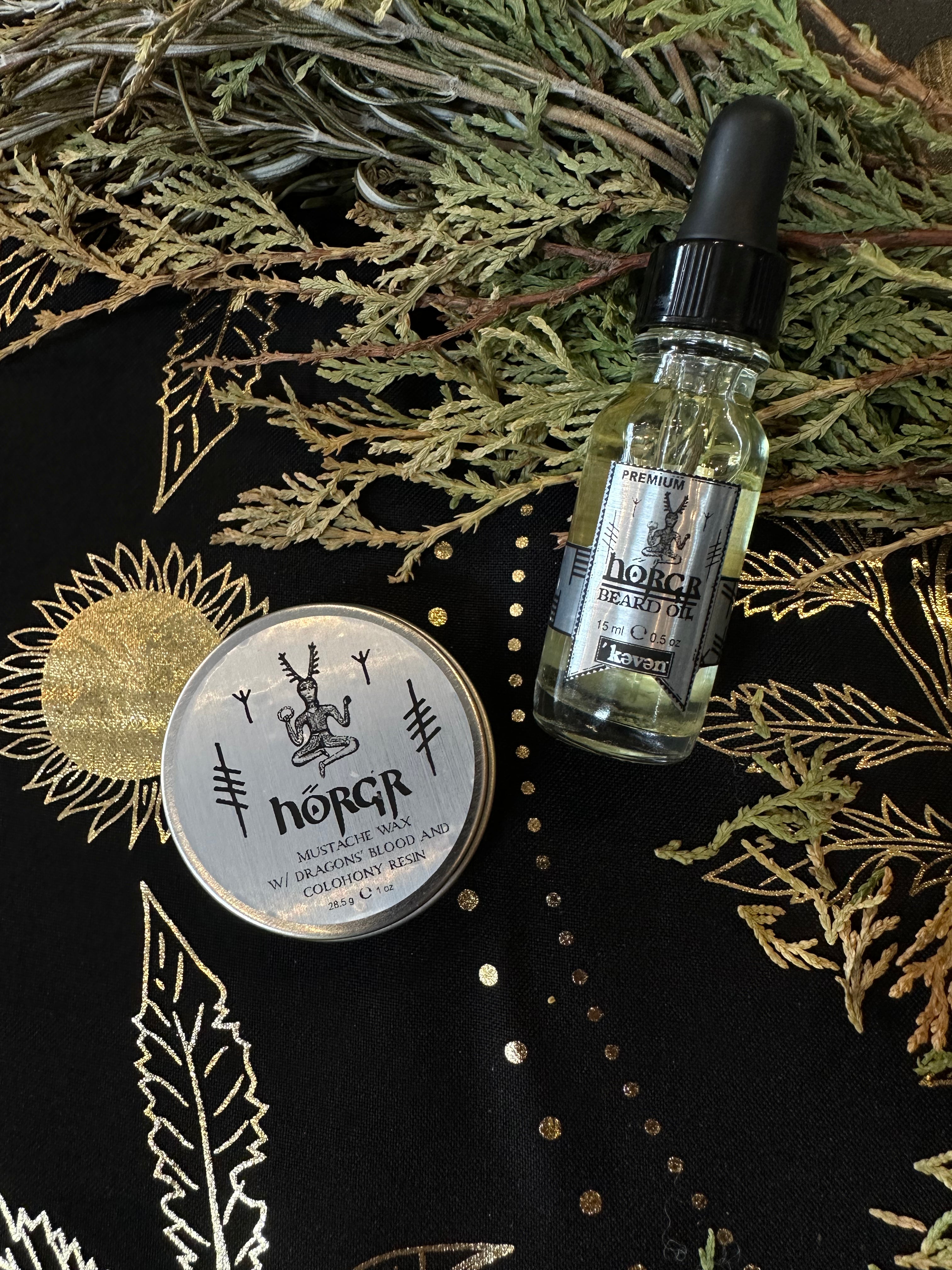 Hörgr Mustache Wax - w/ Dragon’s Blood and Colophony Resins