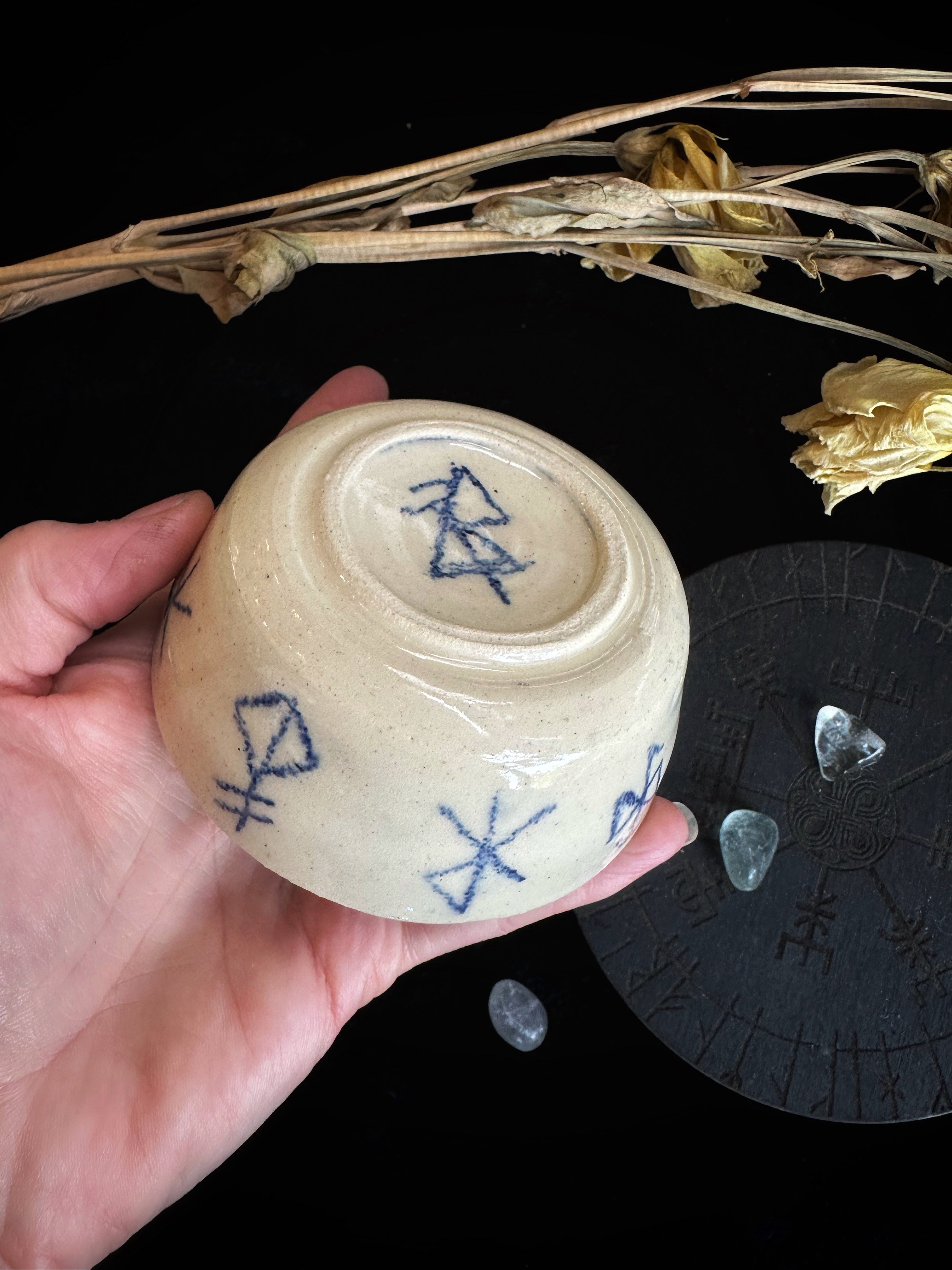 Bind Rune Ceramic Bowls and Vessels